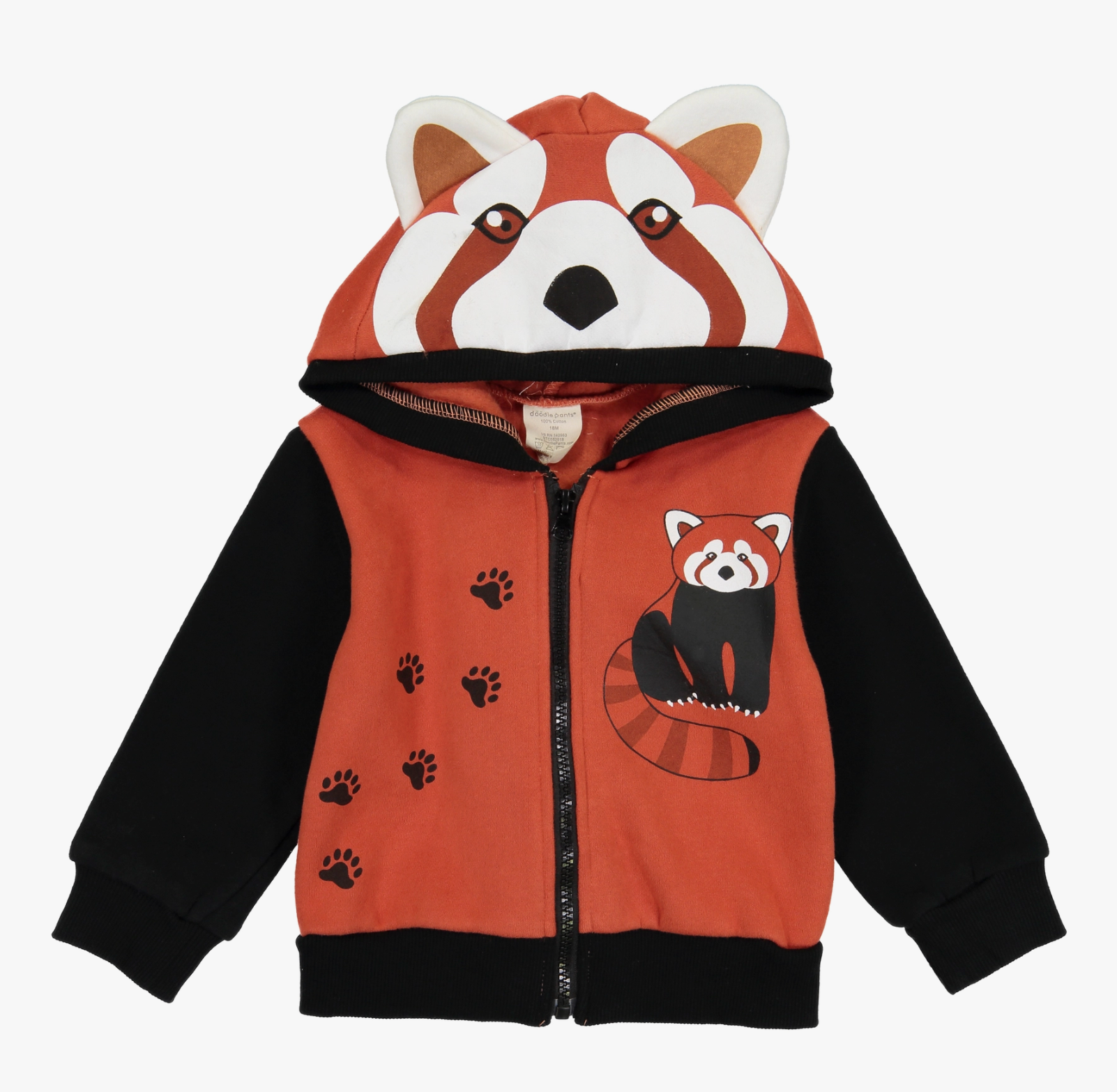 3D Hoodie - Red Panda