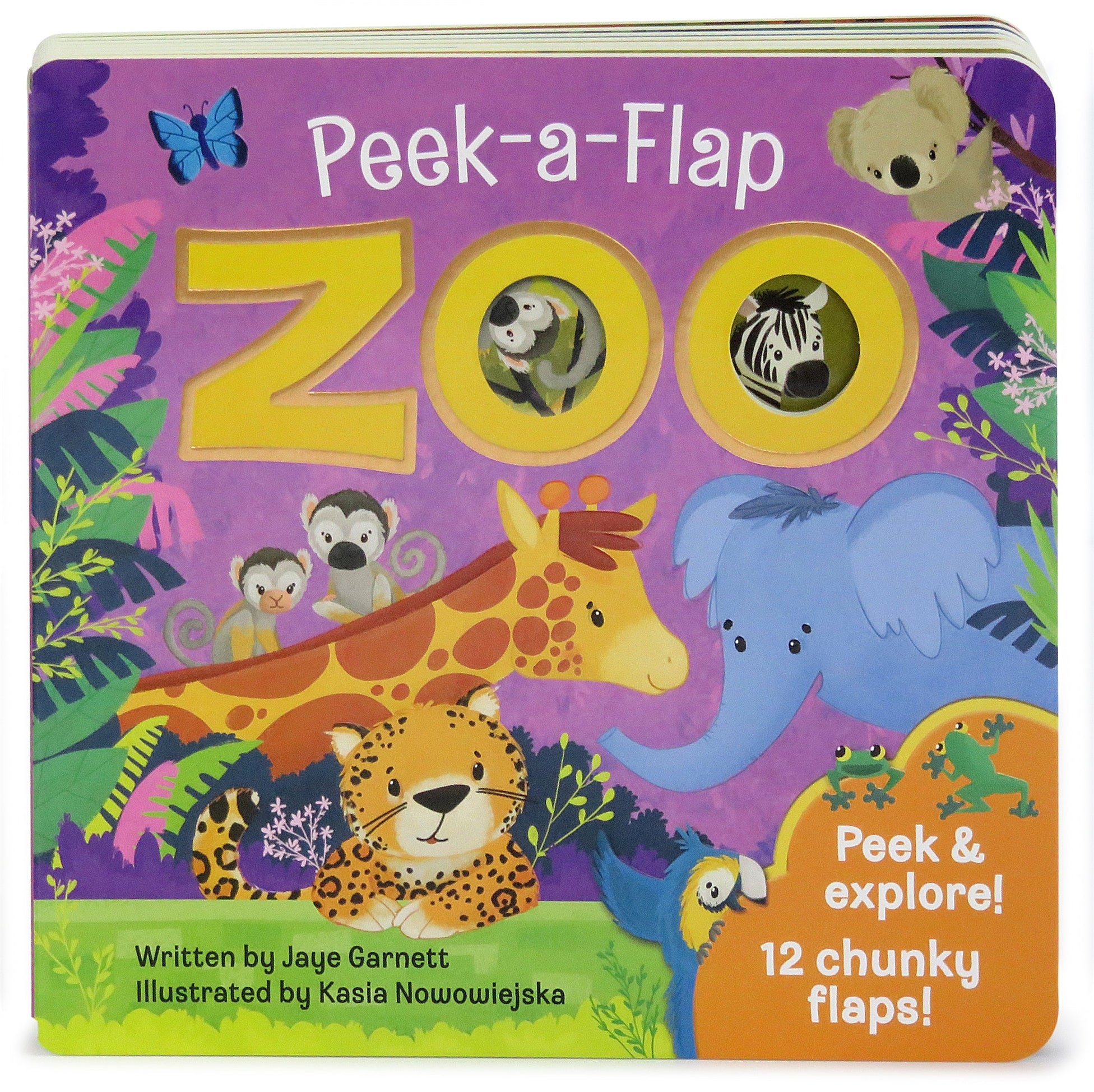 Zoo Peek-a-Flap Board Book