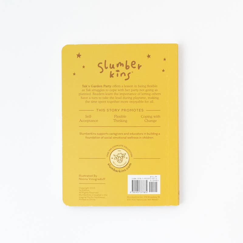 Slumberkins Beetle Mini & Yak's Garden Party Lesson Book