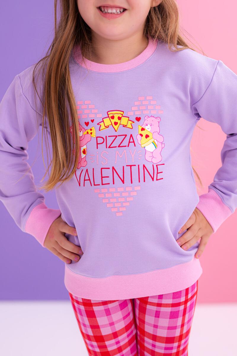 Birdie Bean Crewneck Sweatshirt - Care Bears™ Pizza Valentine (Final Sale)