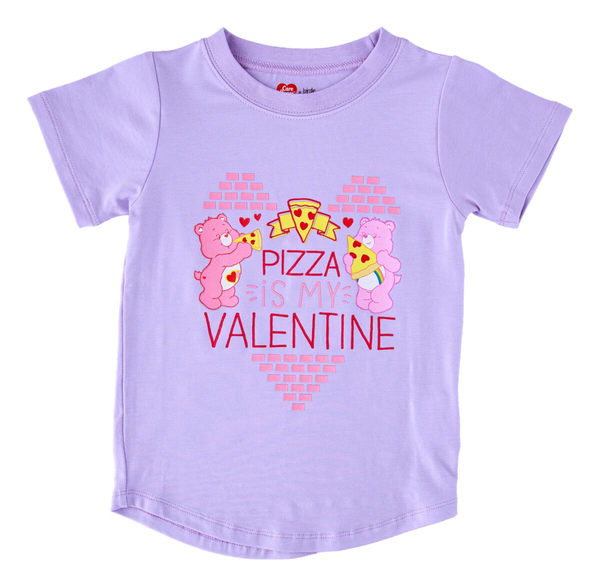 Birdie Bean Graphic T-Shirt - Care Bears™ Pizza Valentine (Final Sale)