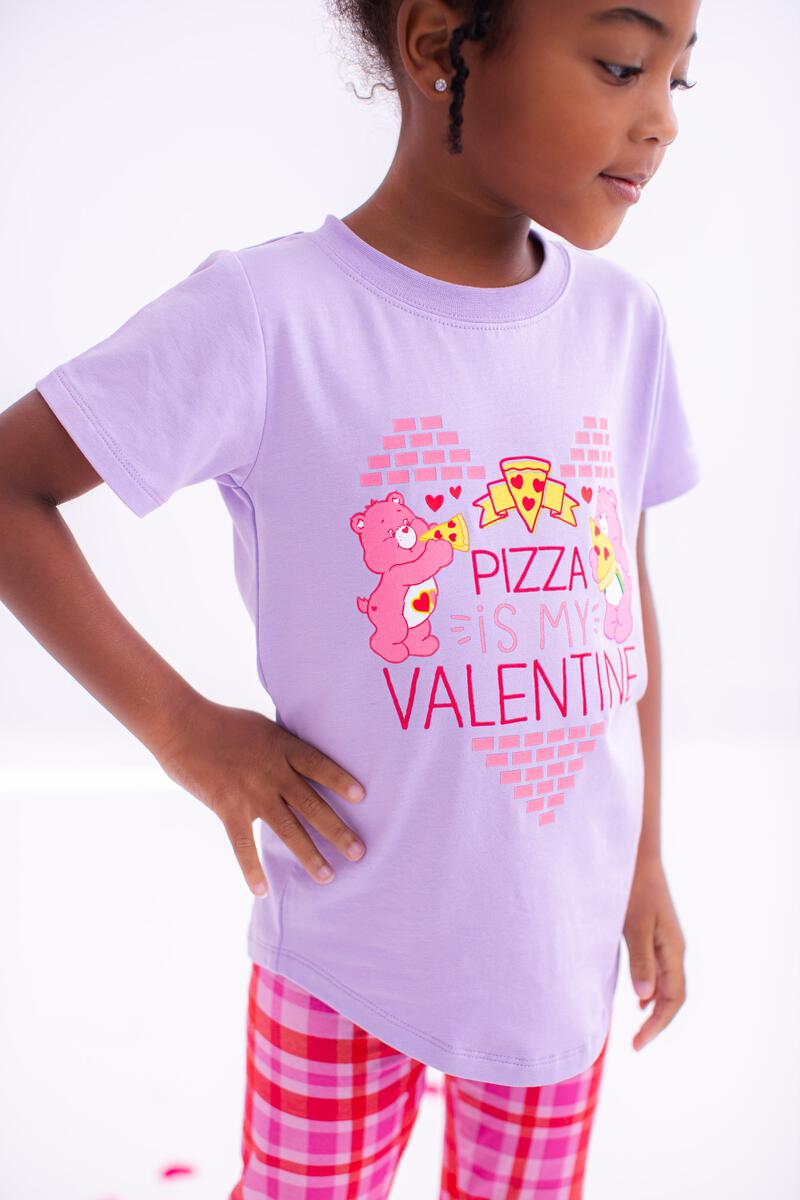 Birdie Bean Graphic T-Shirt - Care Bears™ Pizza Valentine (Final Sale)