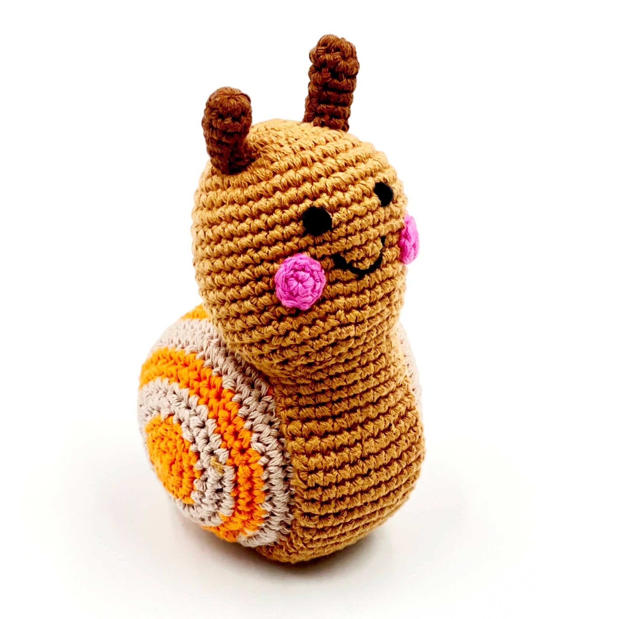 Pebble - Baby Snail Rattle