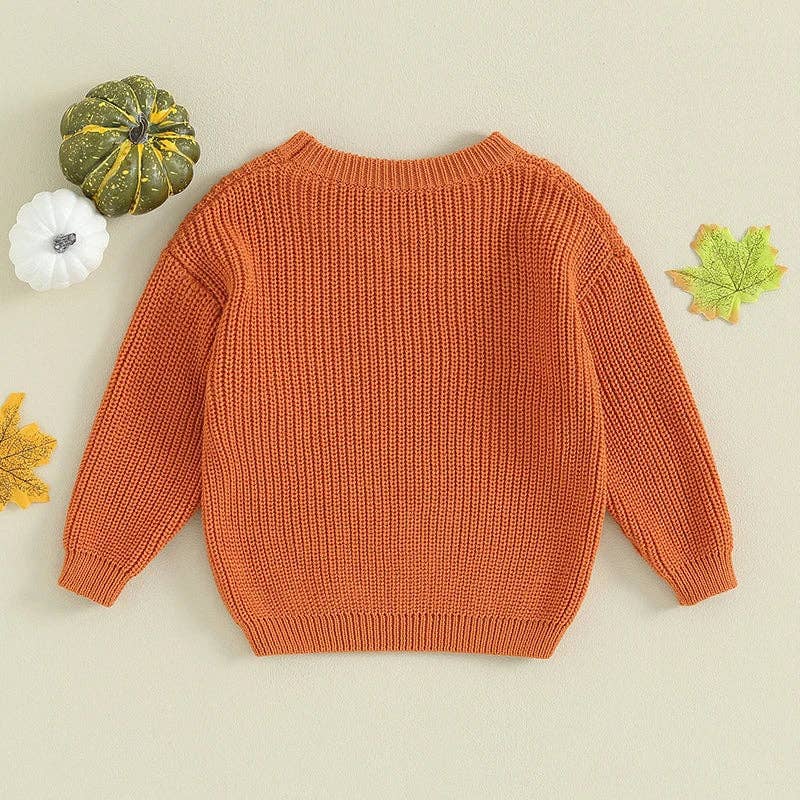 Orange Pumpkin Sweater