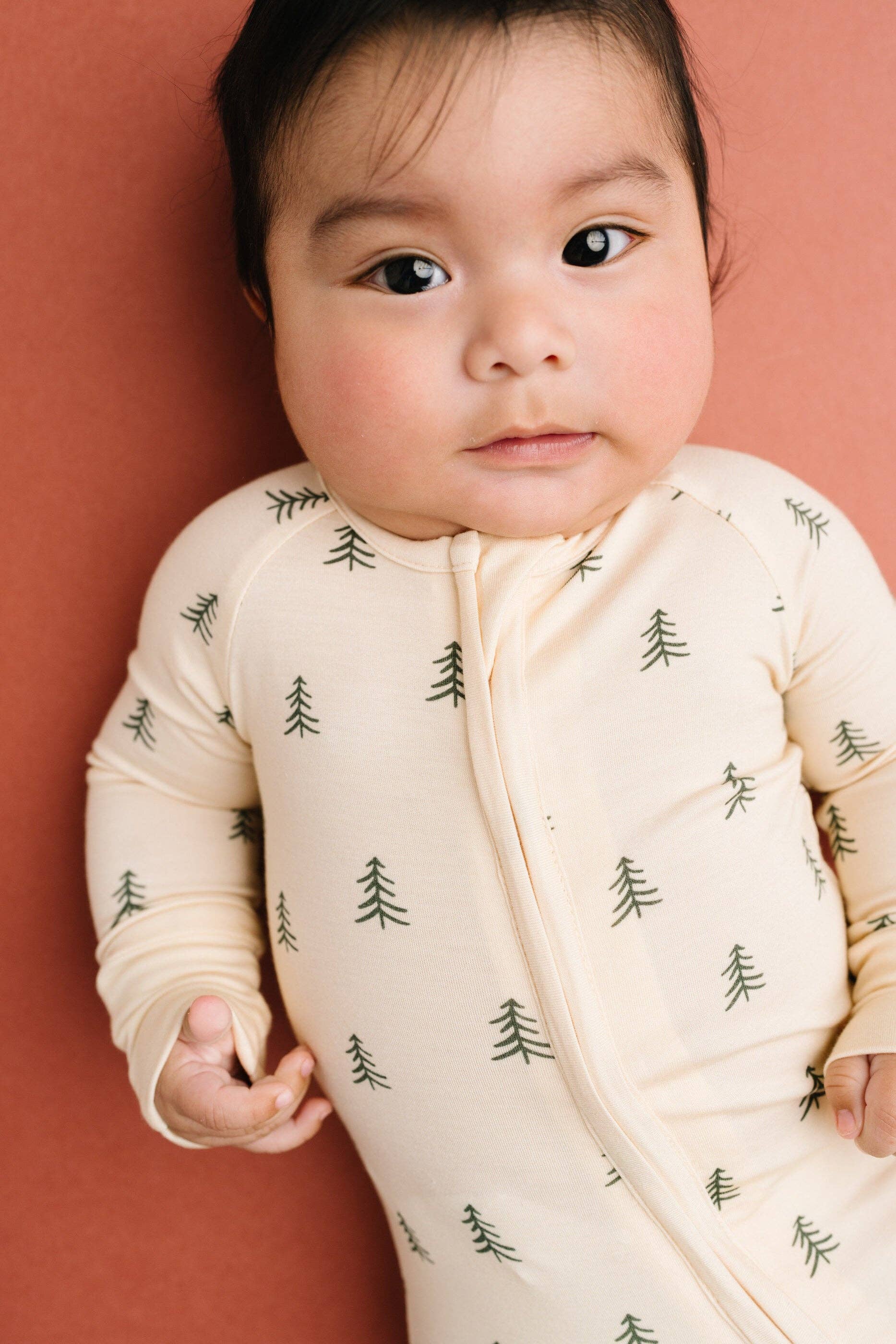 Little One Shop Bamboo Convertible Romper - Pine Forest