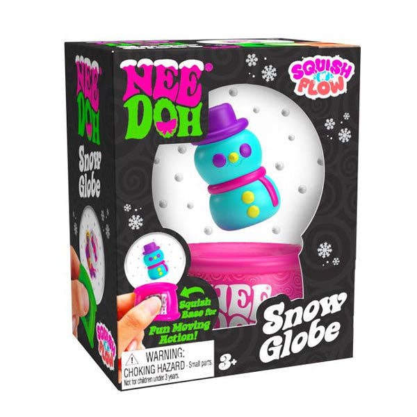 Nee Doh Snow Globe Squishy Fidget Stress Ball Toy