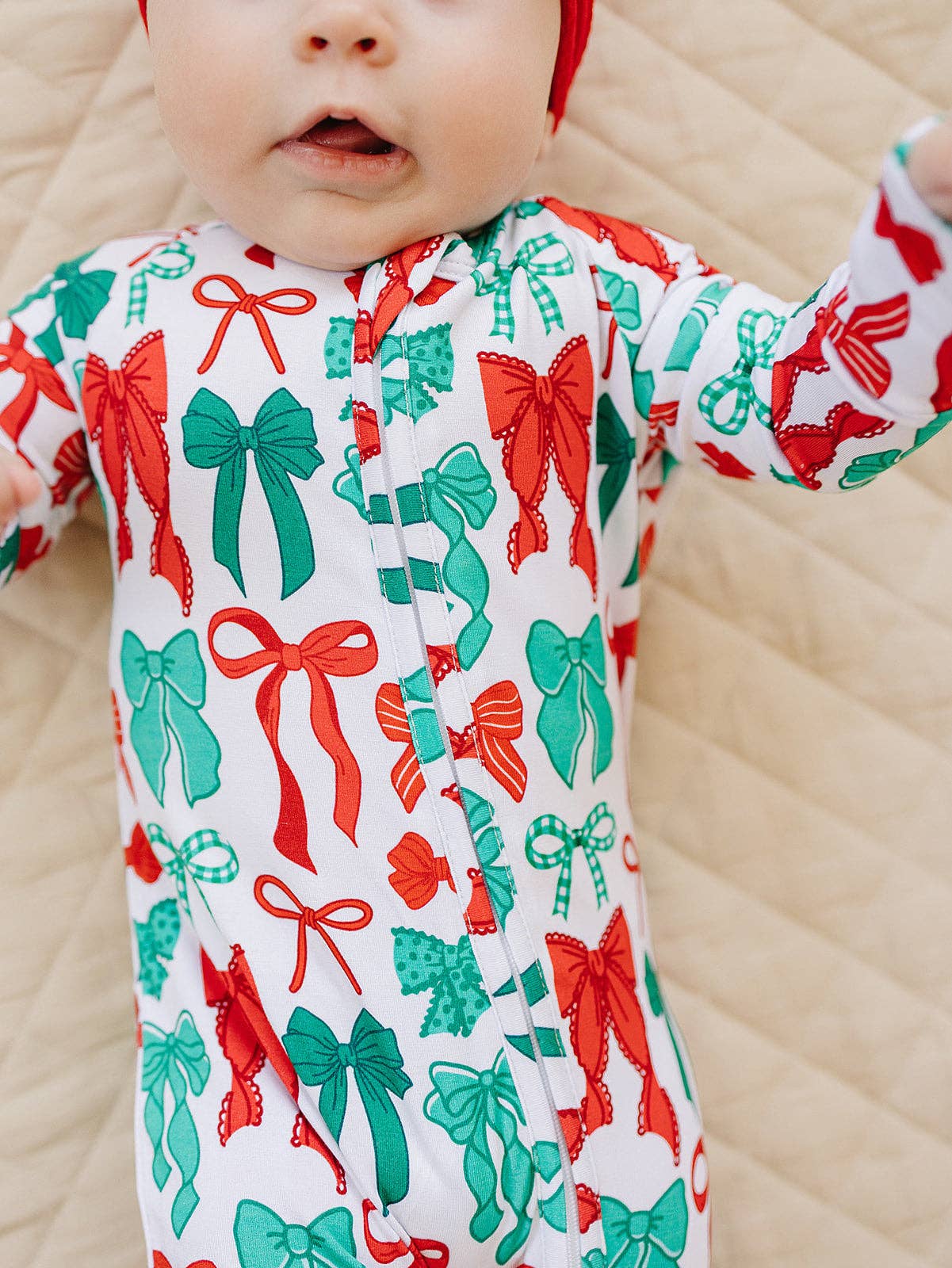 Lucky Panda Kids Bamboo Zip Romper - Merry Bows