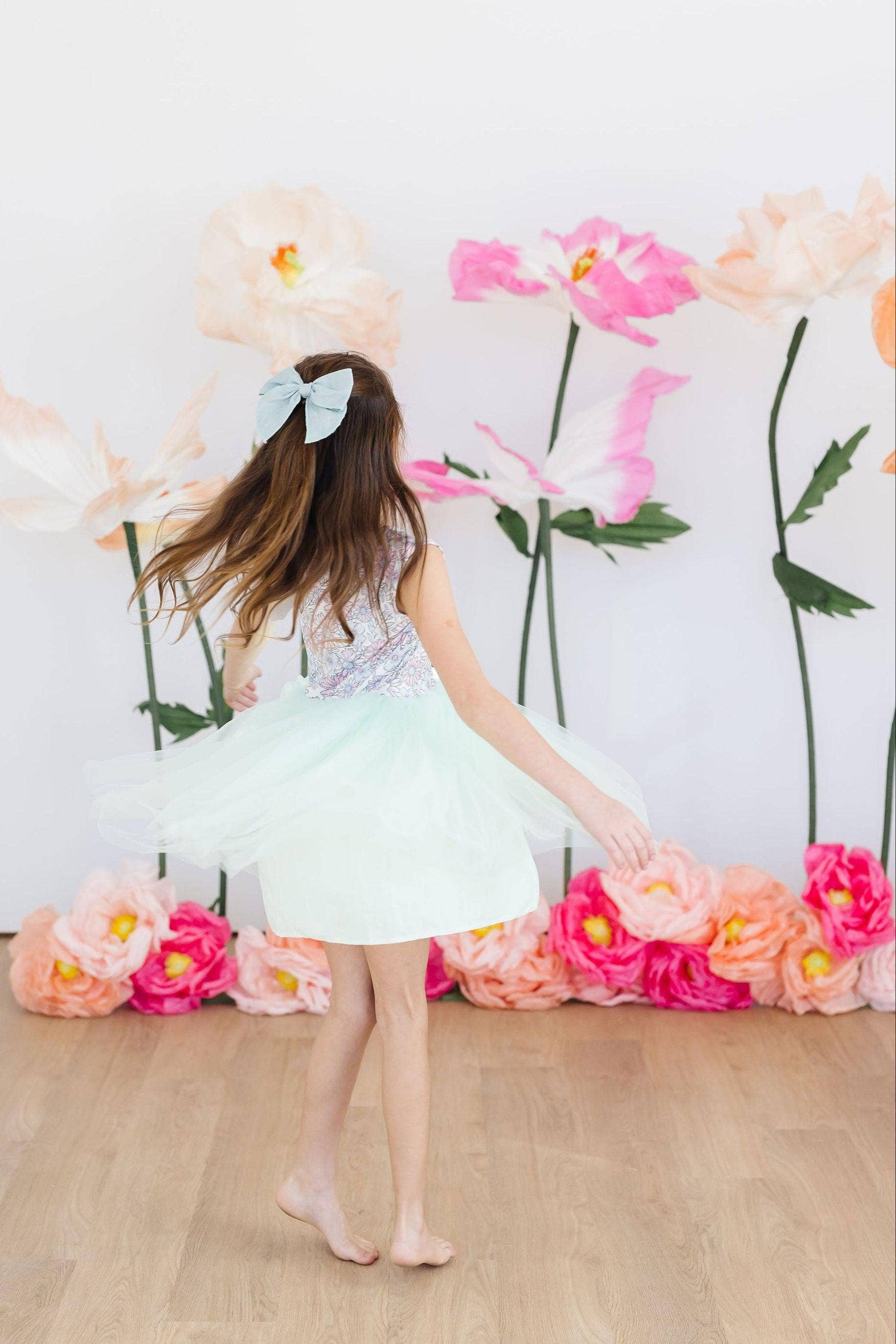 Mila & Rose - Blush & Bloom Tank Tulle Tutu Dress