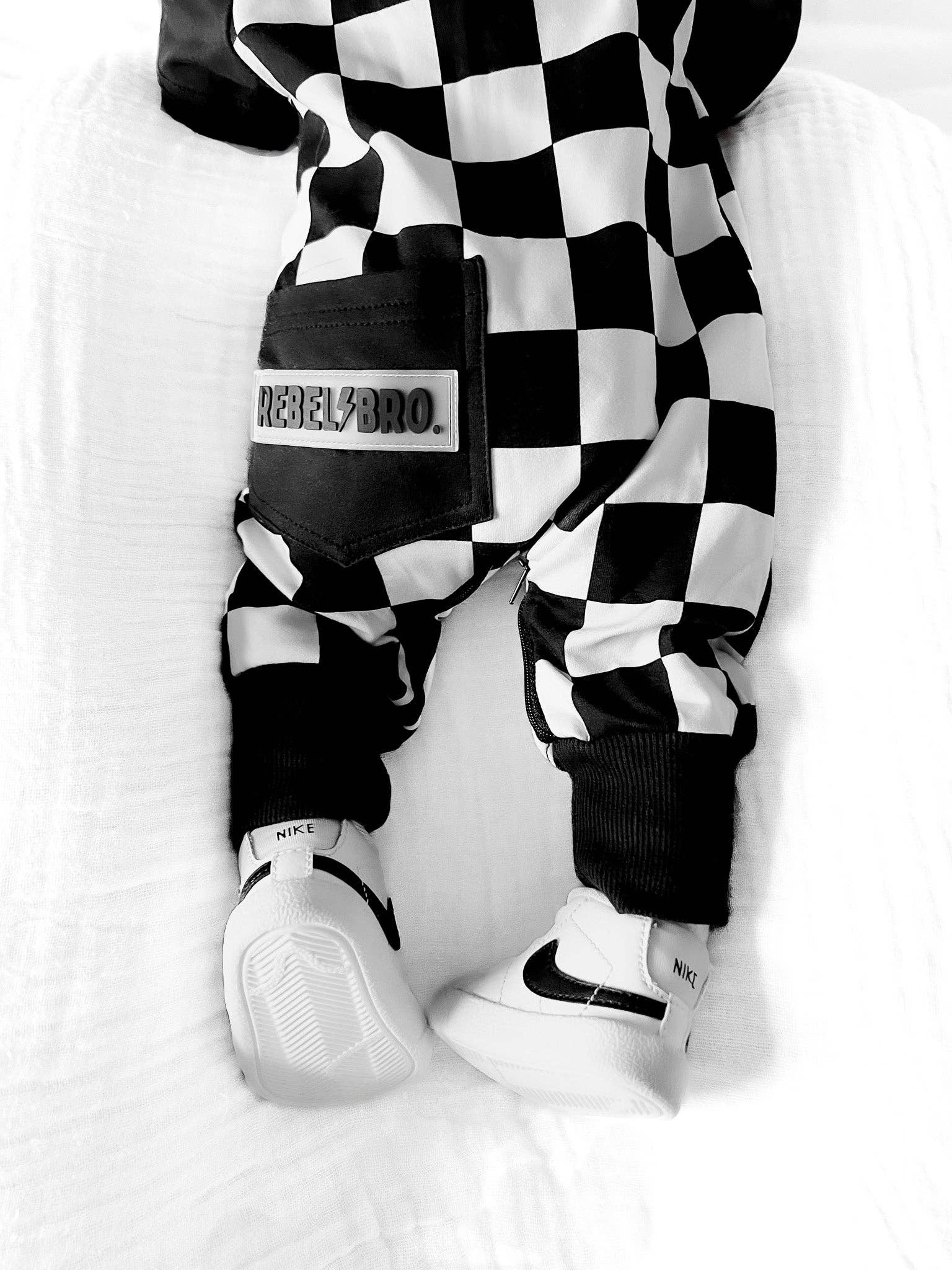 Rebel Bro Hooded Rebel Short Sleeve Romper - Venice