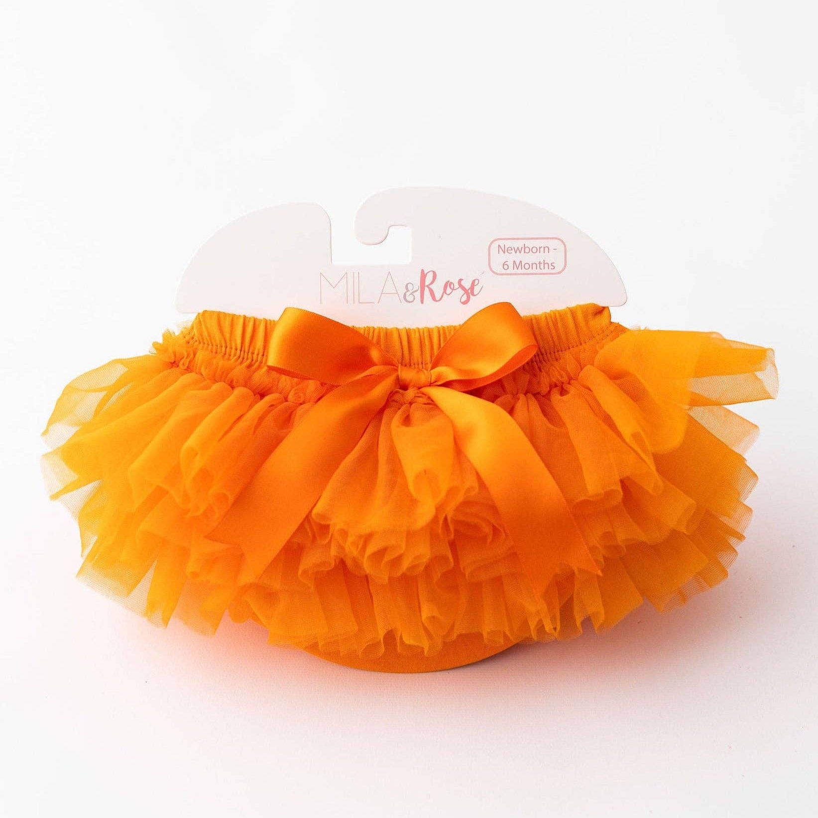 Mila & Rose Ruffle Tutu Bloomer  - Orange