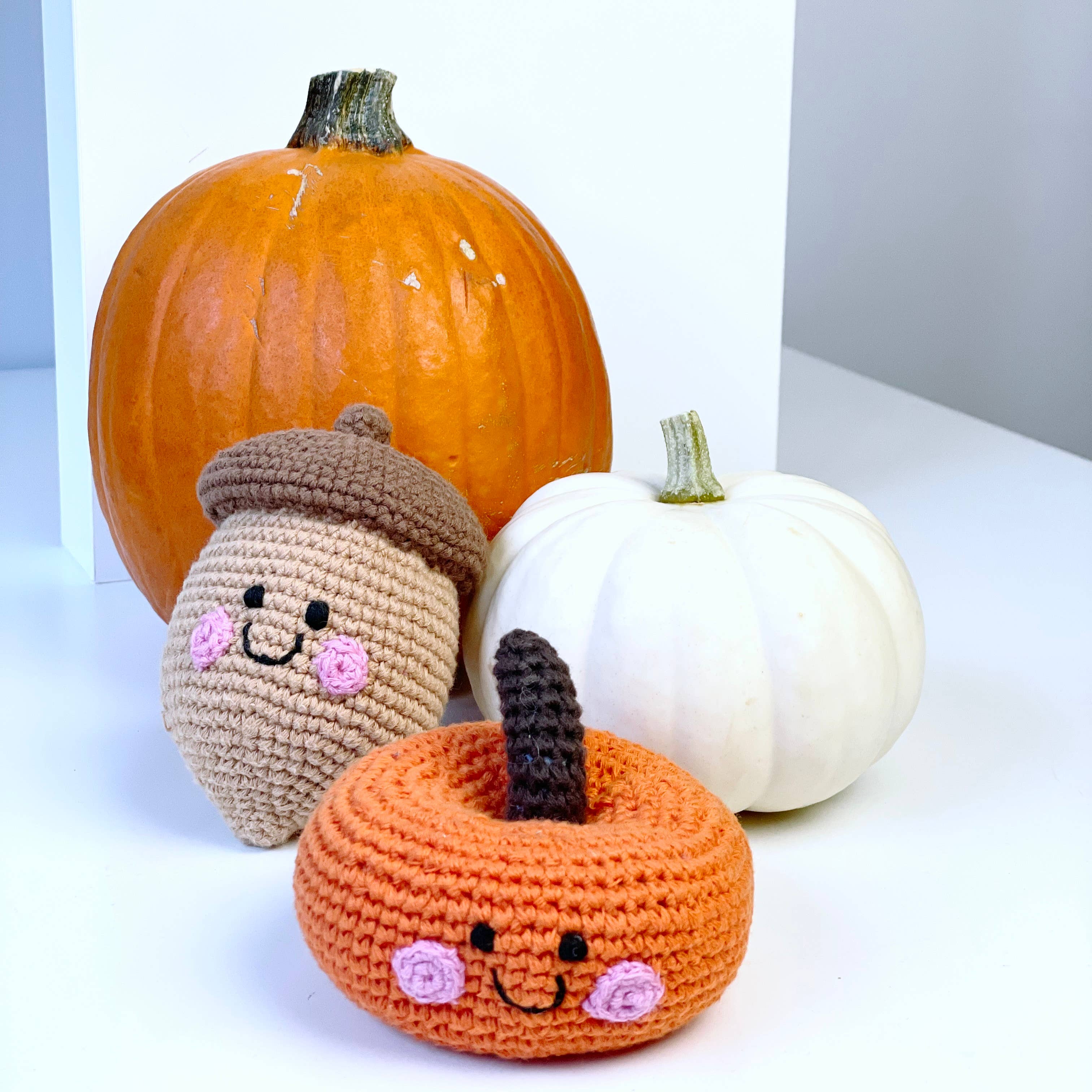 Pebble - Handmade Orange Pumpkin Rattle – A Fall Favorite!