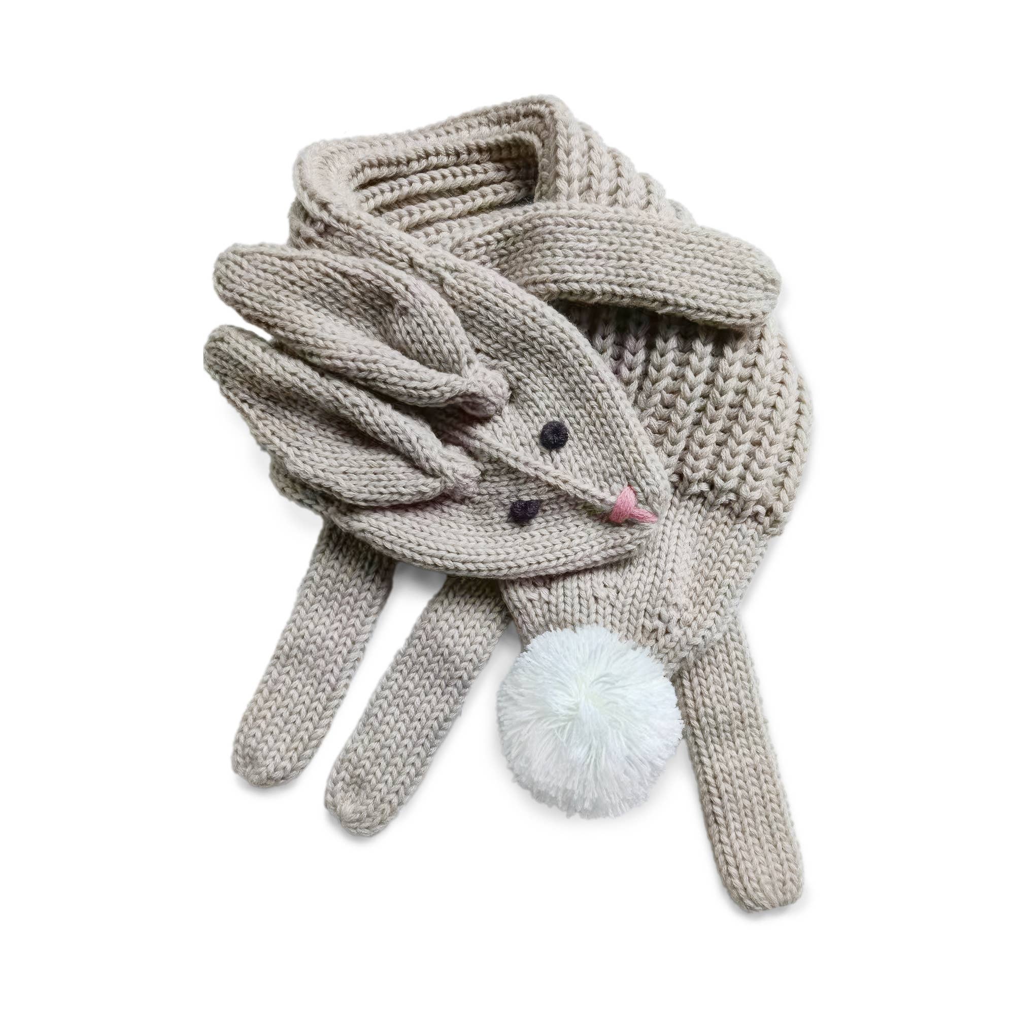 Knitted Bunny Rabbit Scarf