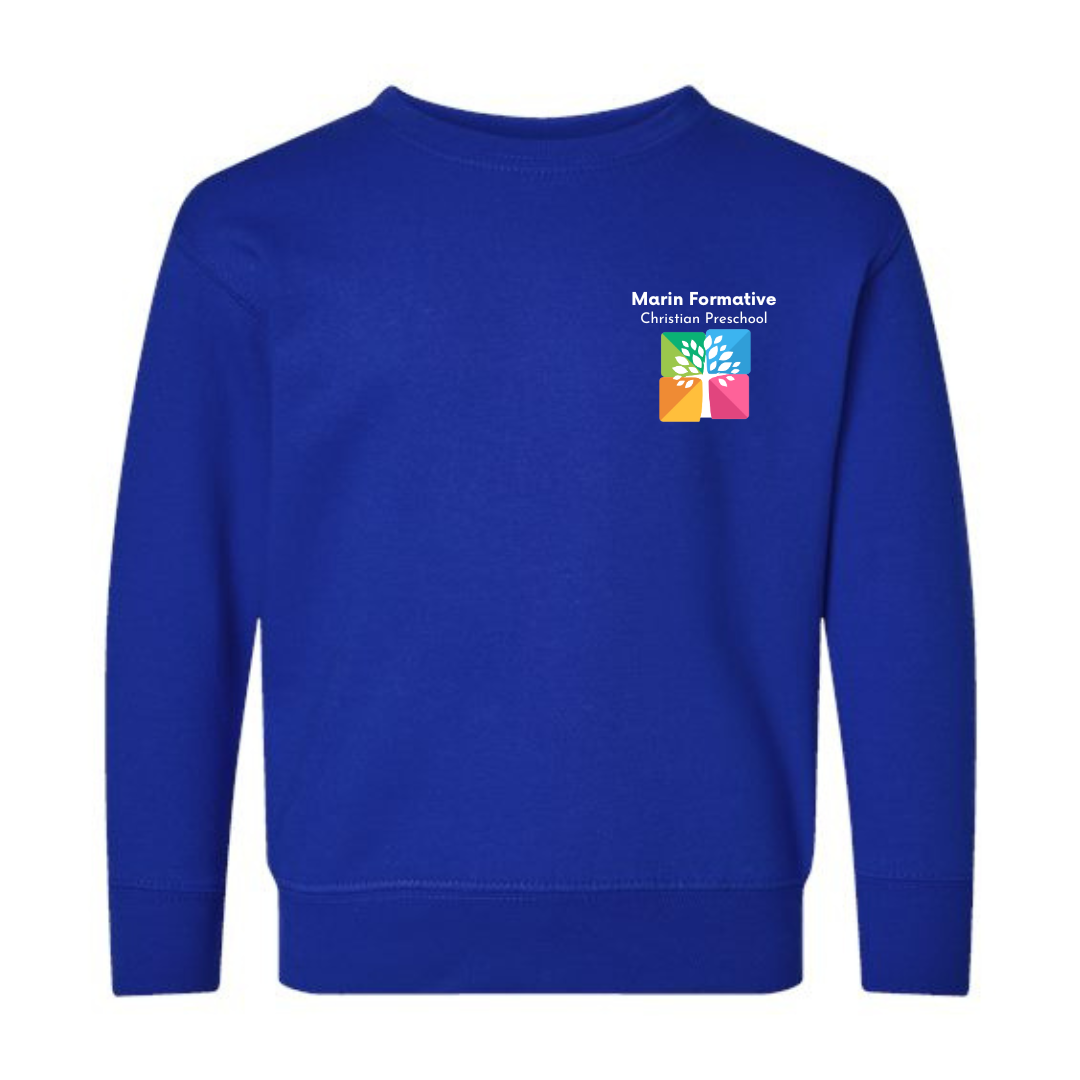 Marin Formative Preschool Crewneck Sweatshirt - Royal Blue - $36