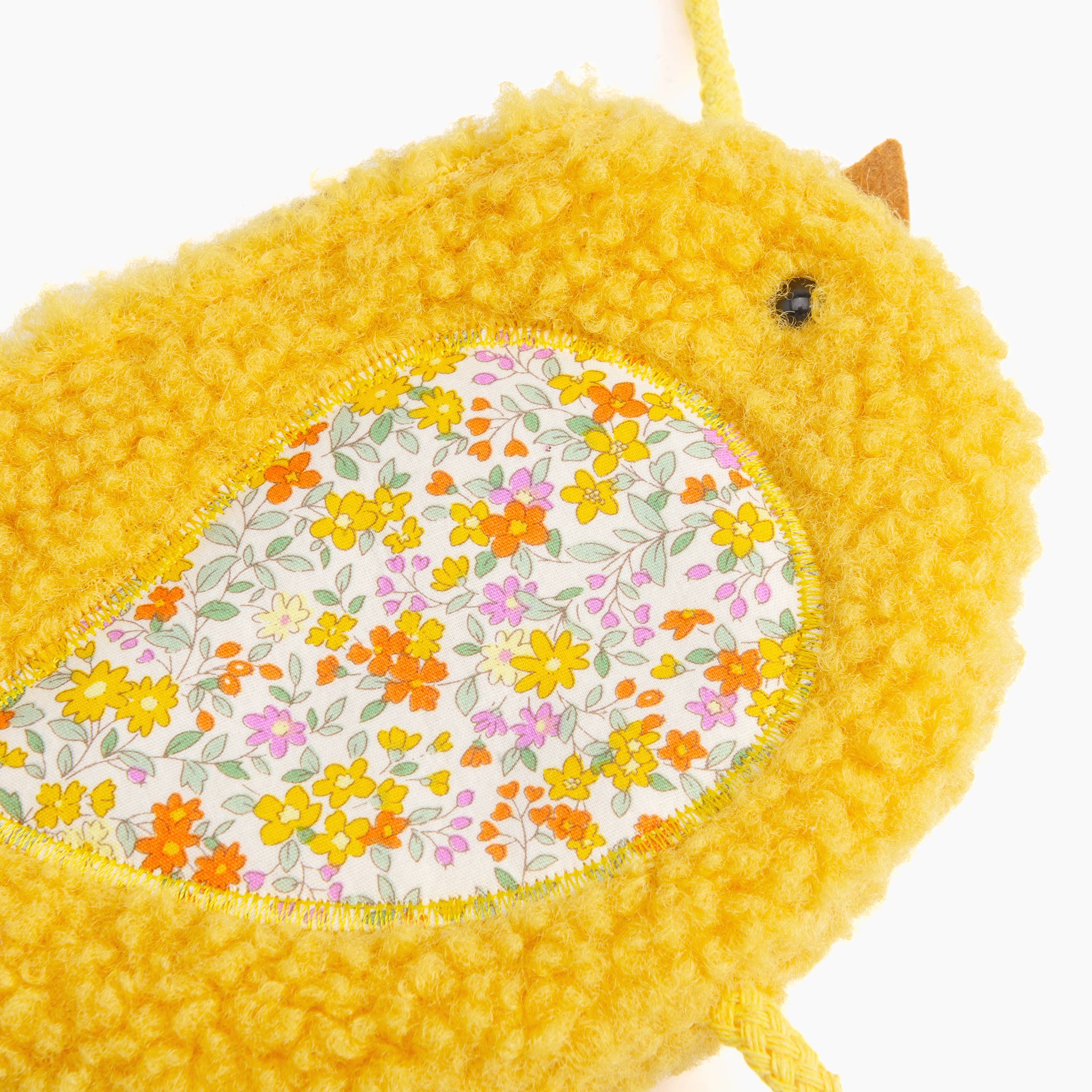 Bird Chick Plush Crossbody Purse - Yellow