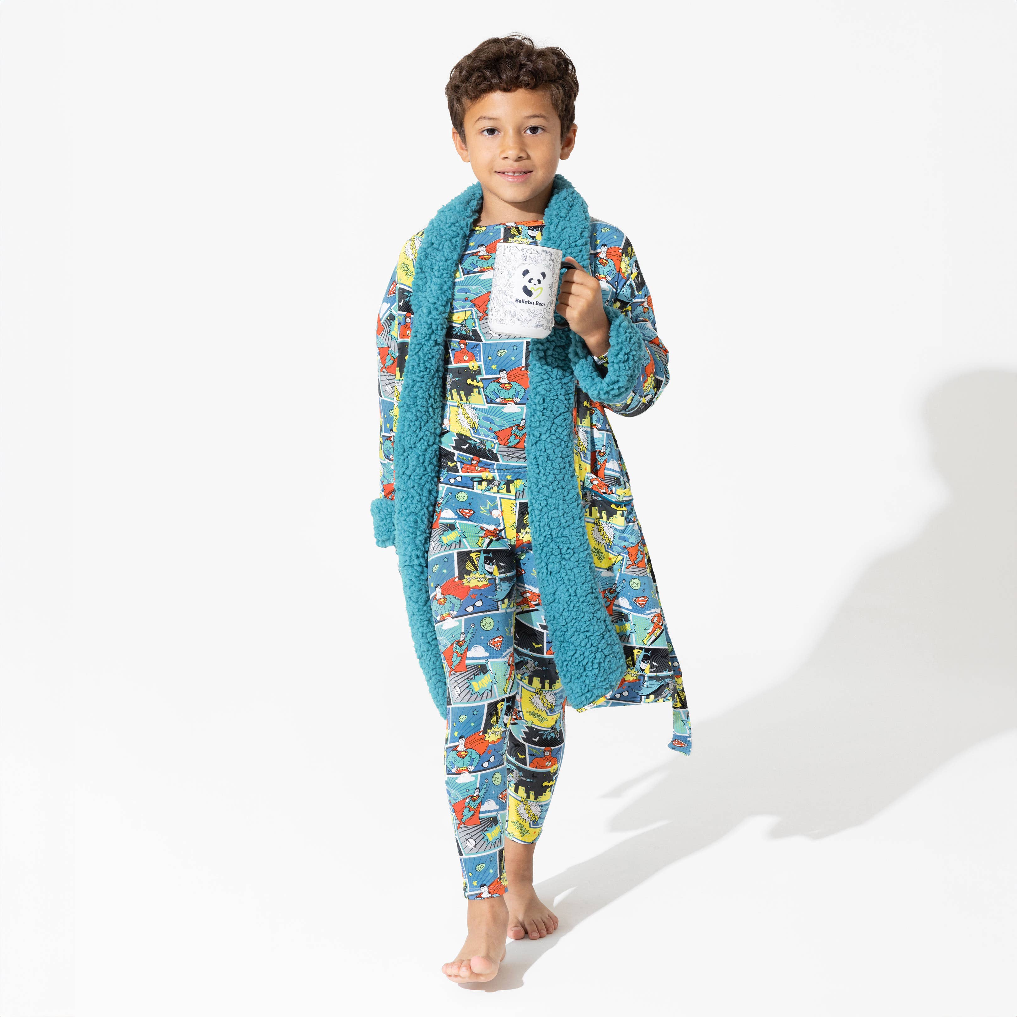 Bellabu Bear - Justice League Heroes Bamboo Kids Pajamas