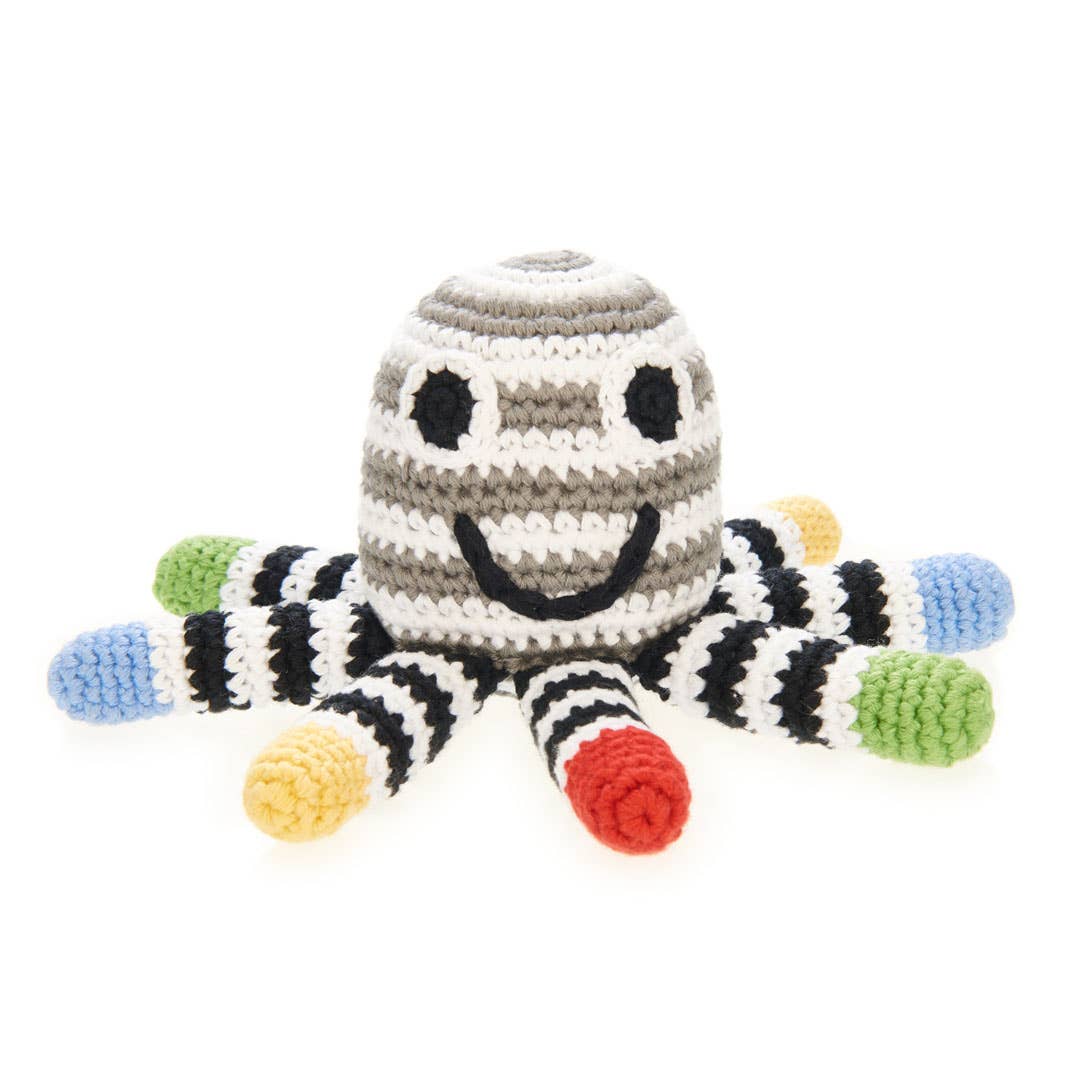 Pebble - Black and White Octopus