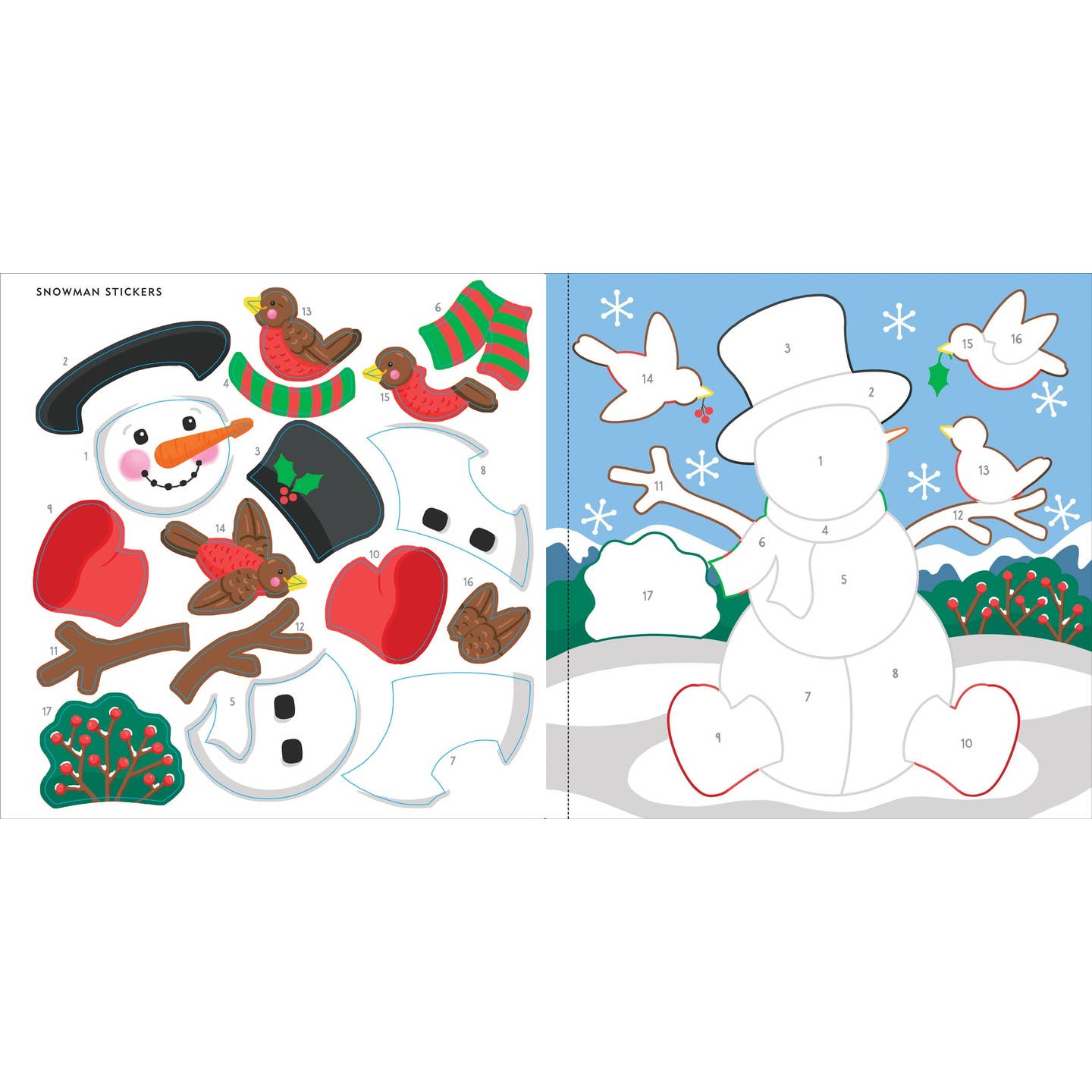 My First Color-By-Sticker Book - Christmas