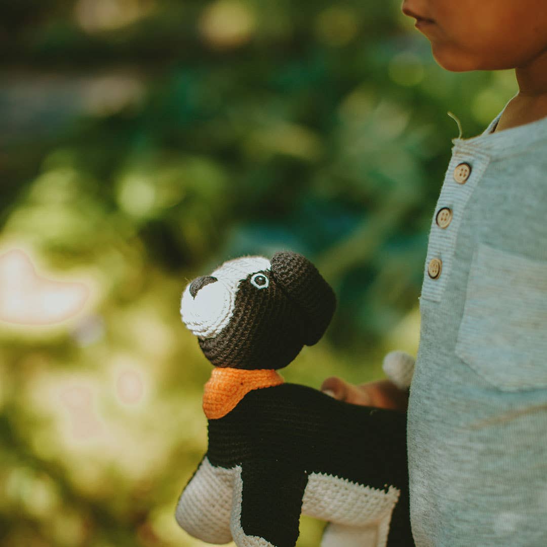 Pebble - Plush Farm Animal - Sheep Dog