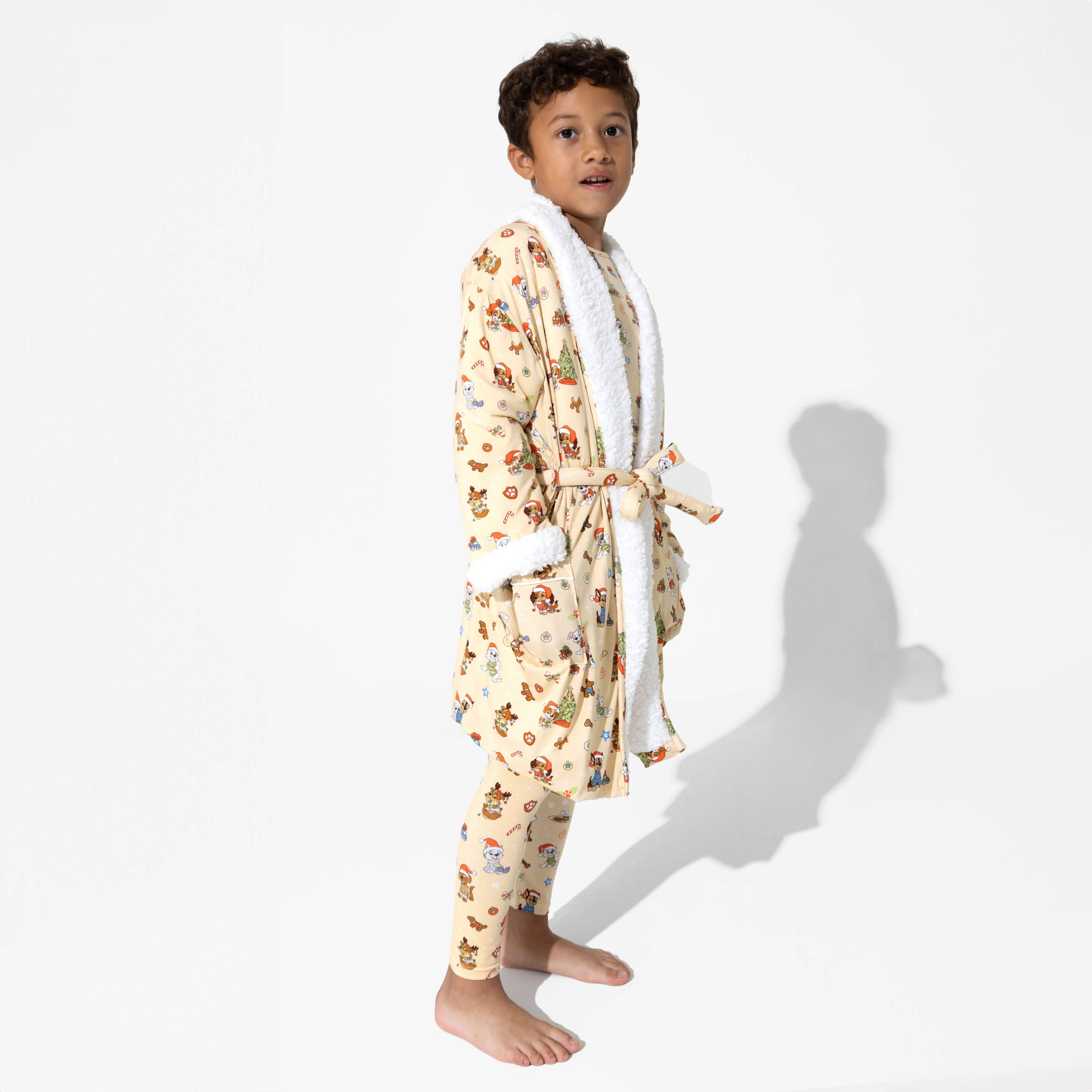 Bellabu Bear - PAW Patrol: Jingle Paws Kids Bamboo Sherpa Robe