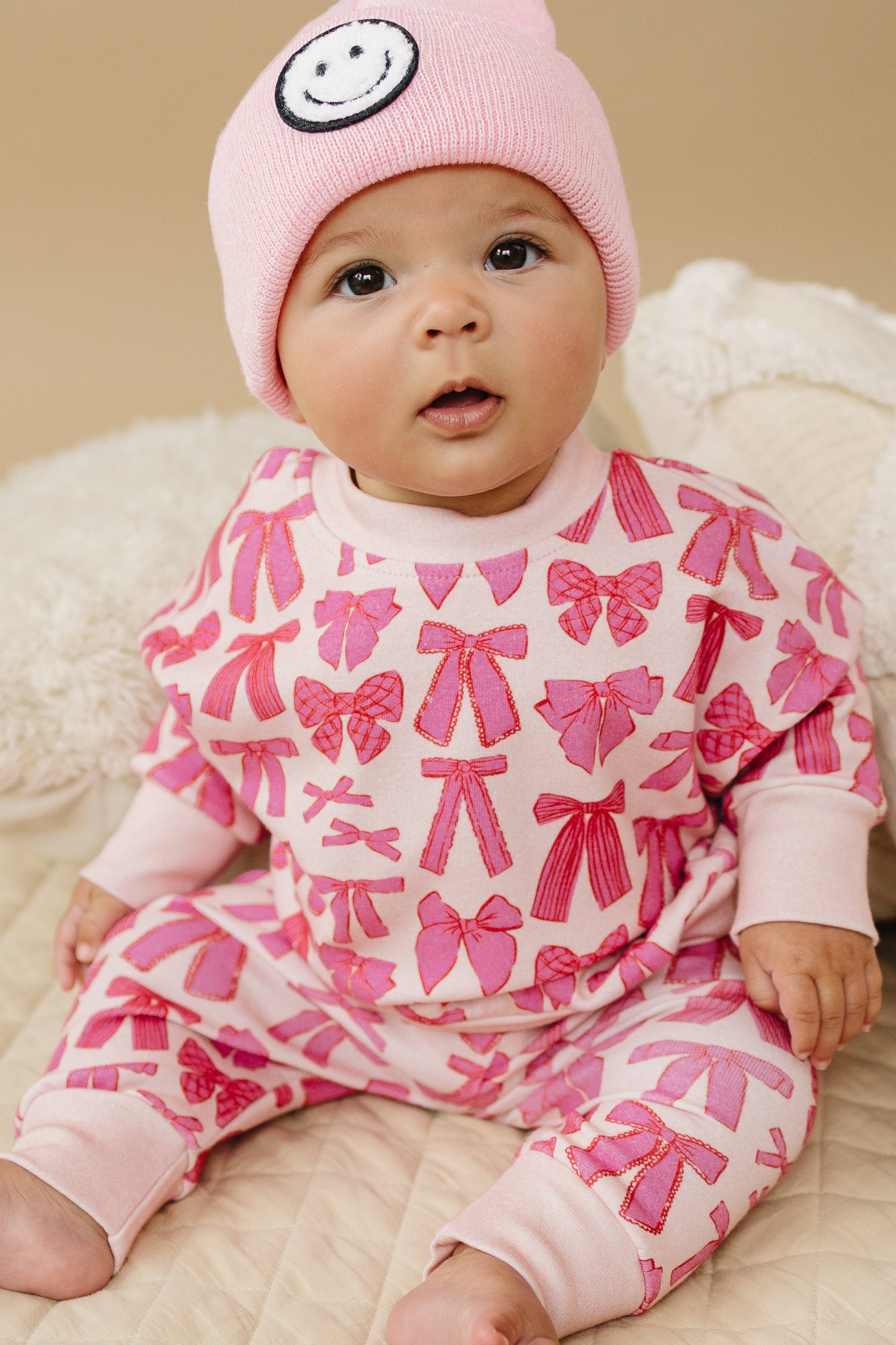 Lucky Panda Kids Jogger Set - Whimsy Bows