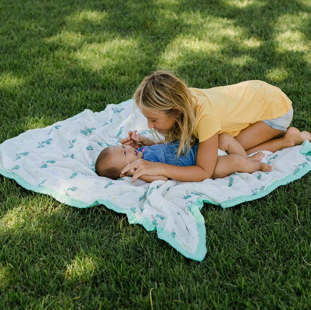 Coco Moon - Honu Honi Baby Bamboo Quilt