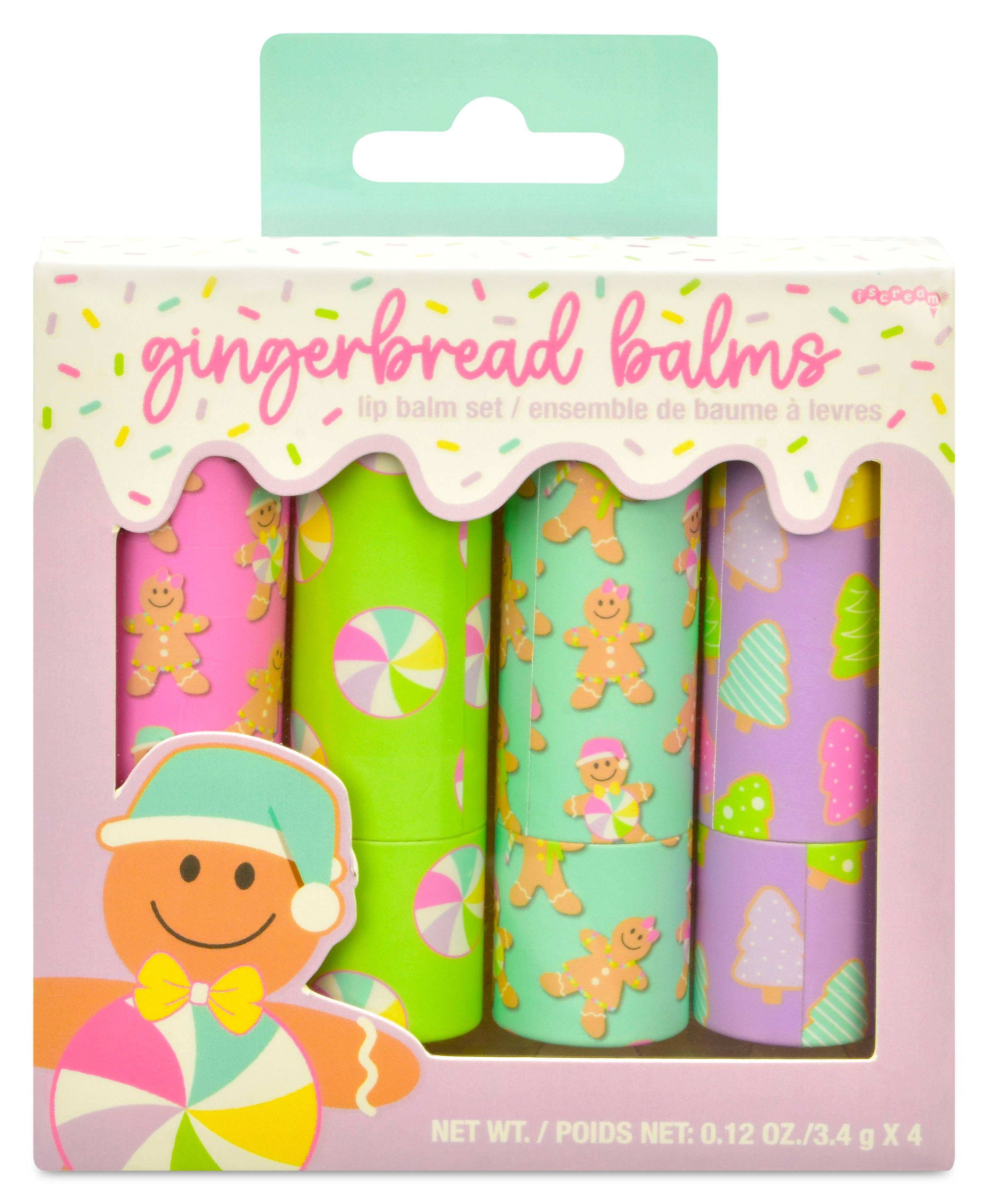 Iscream - Gingerbread Lip Balm Set