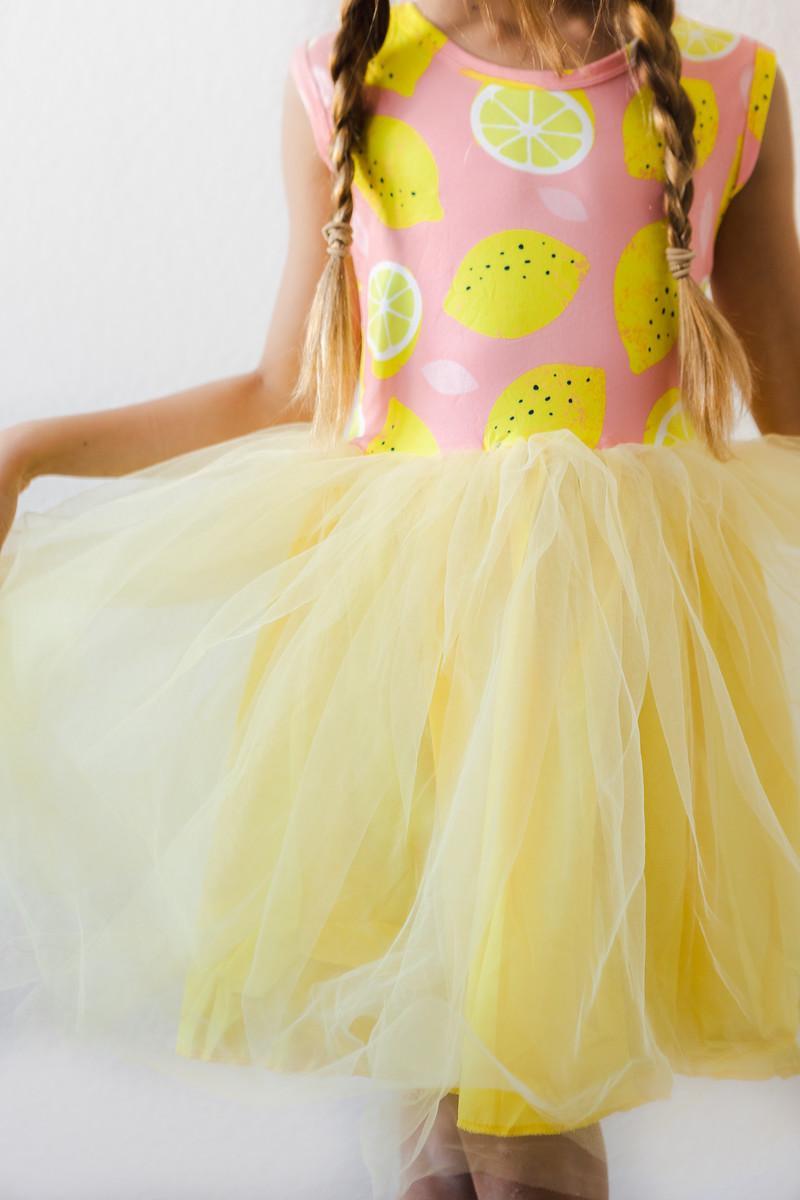 Mila & Rose Tank Tutu Dress - Lemon Squeezy