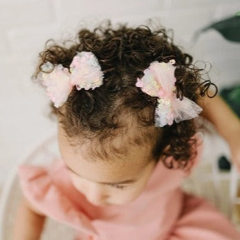 Sequin Tulle Small Pigtail Sets