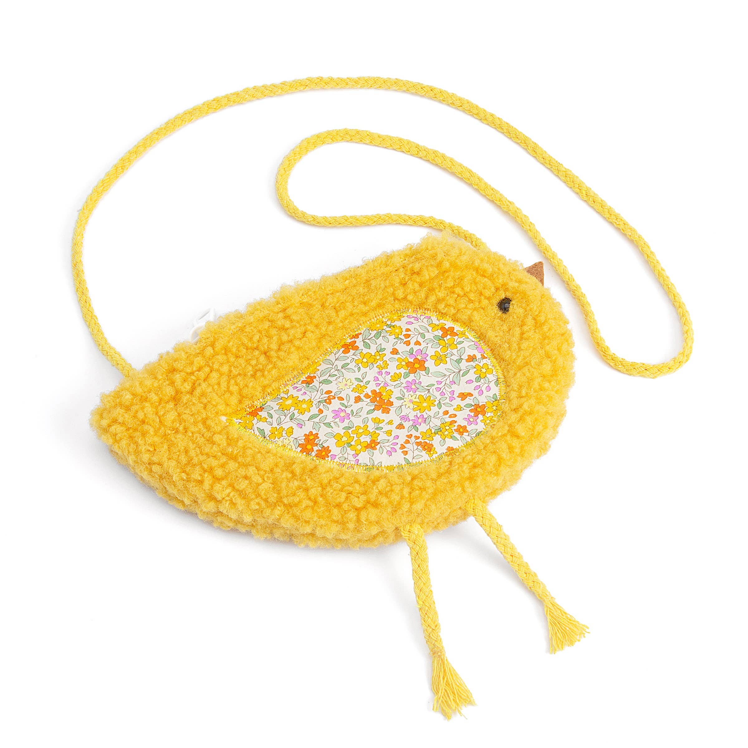 Bird Chick Plush Crossbody Purse - Yellow