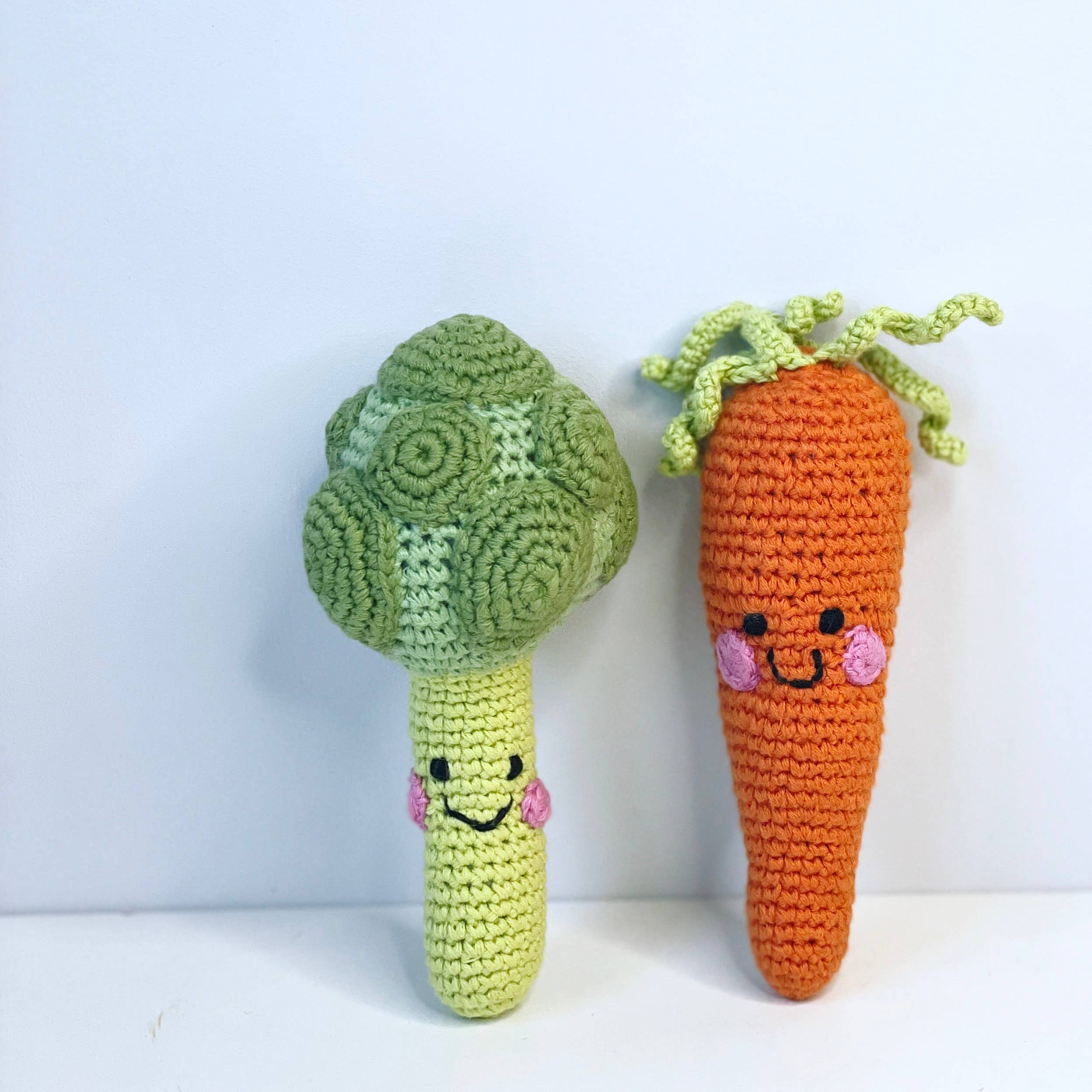 Pebble - Pretend Play Food Rattle - Carrot