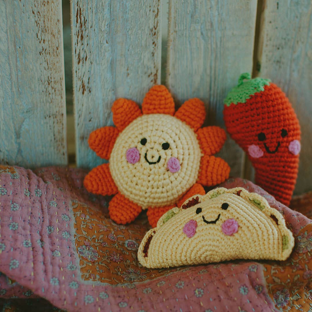 Pebble - Taco Pretend Play Food Rattle