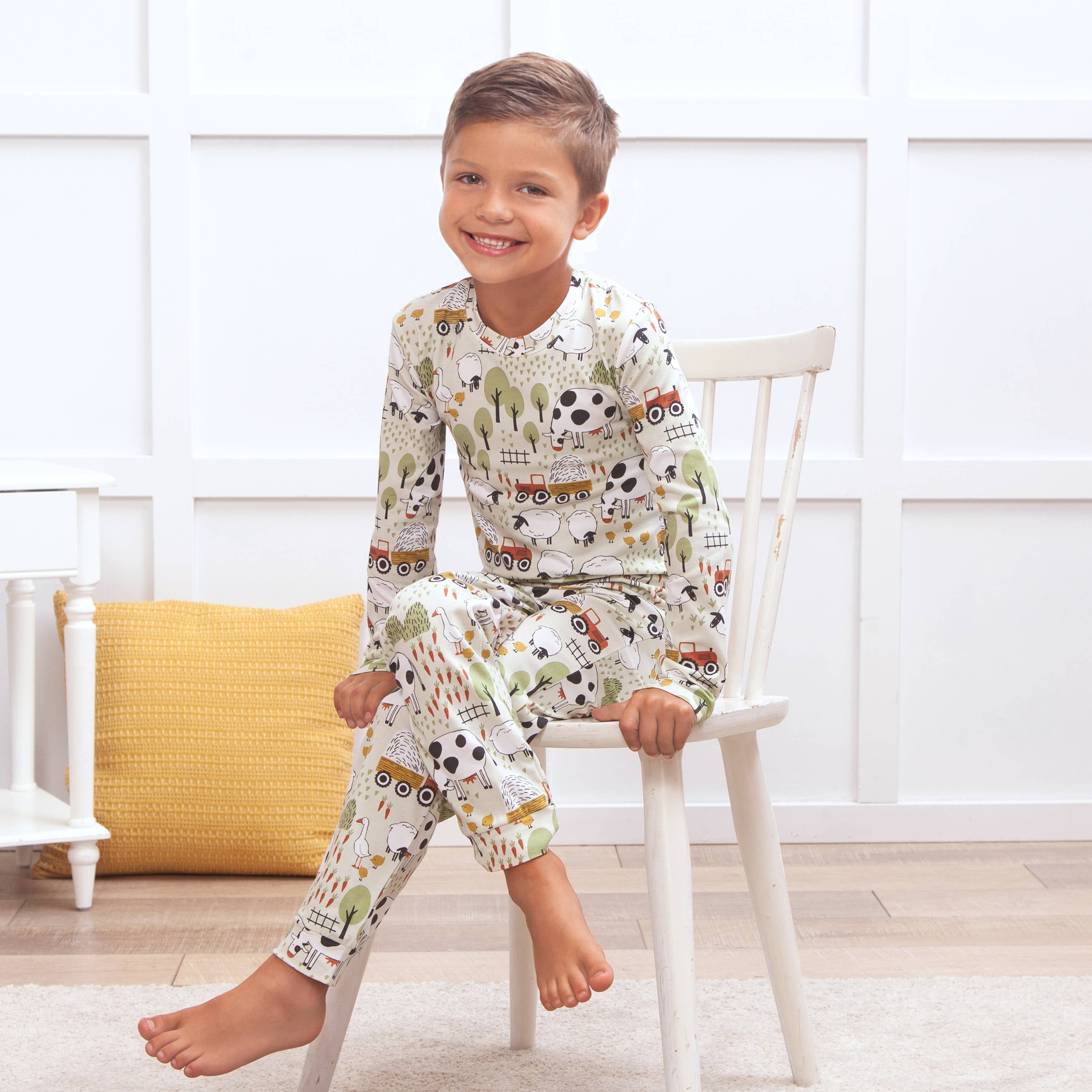 Tesa Babe - Farmyard Bamboo Pajama Set