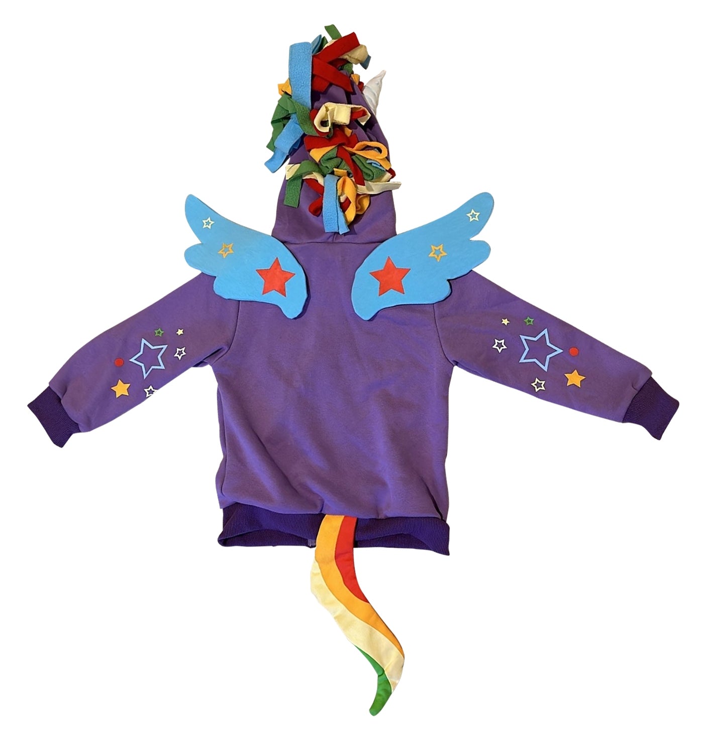 3D Hoodie - Purple Rainbow Unicorn