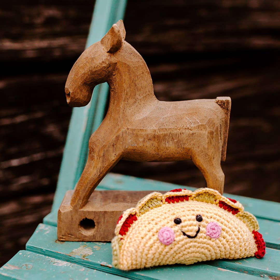 Pebble - Taco Pretend Play Food Rattle