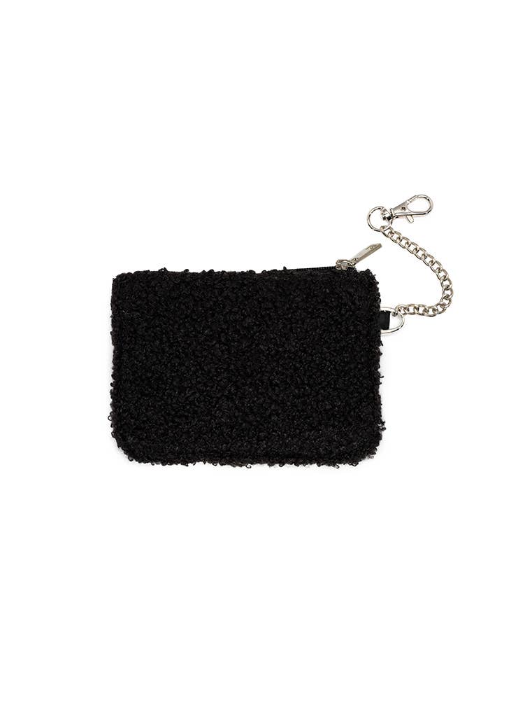 Living Royal Keychain Pouch - Black & White Checkered