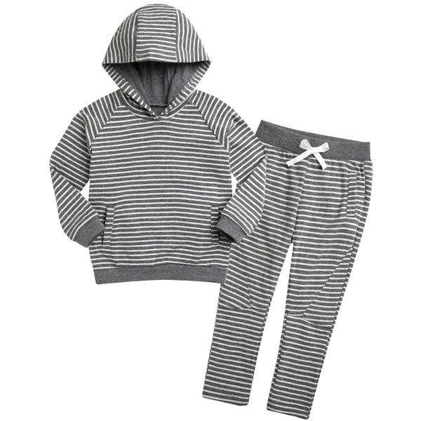 Hoodie & Pants Set - Grey