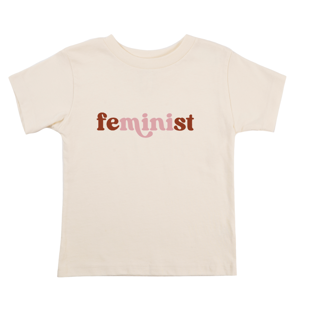 Village Child Hand Pressed Graphic Tee - Feminist Mini