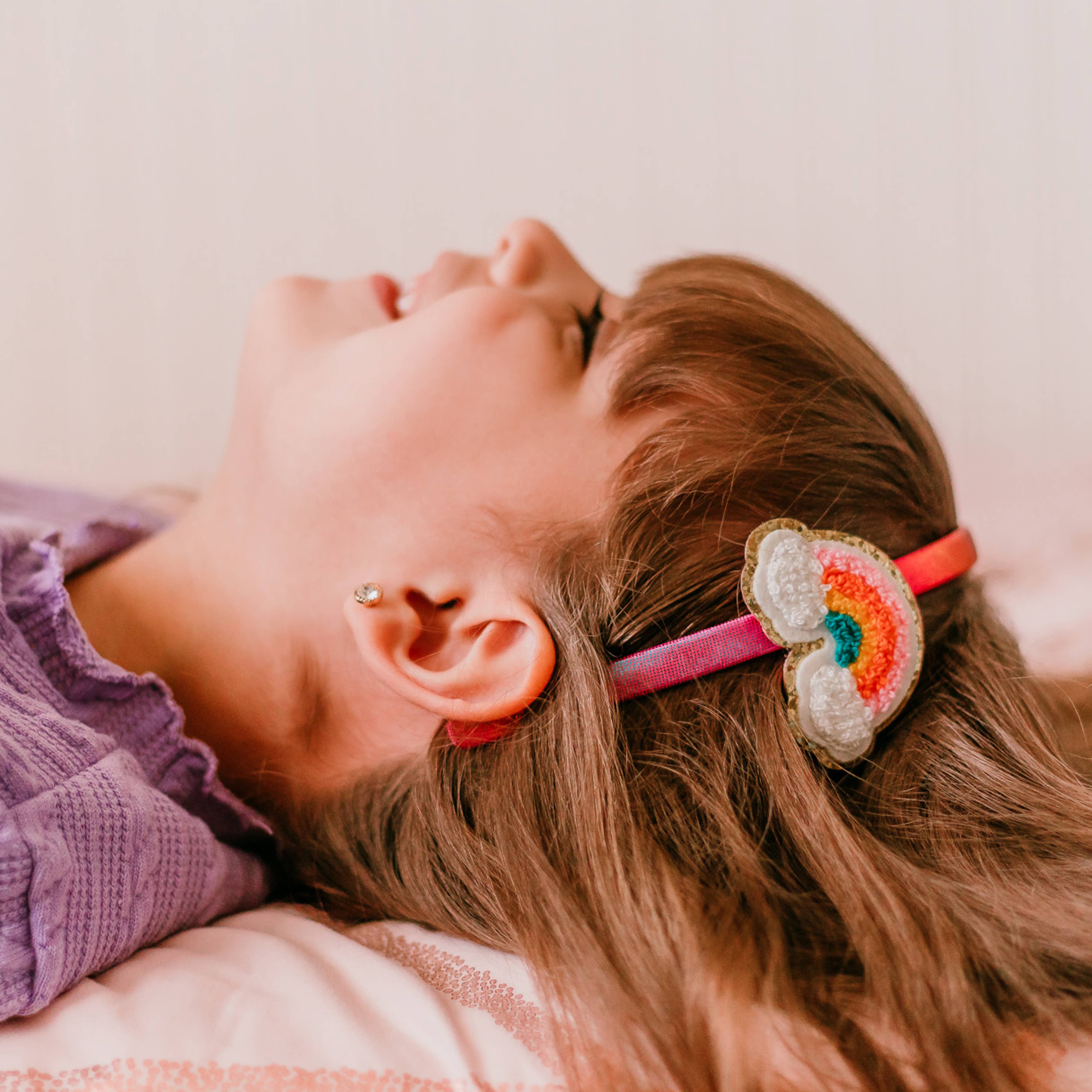 Interchangeable Rhinestone Charm Headband and Hair Clips