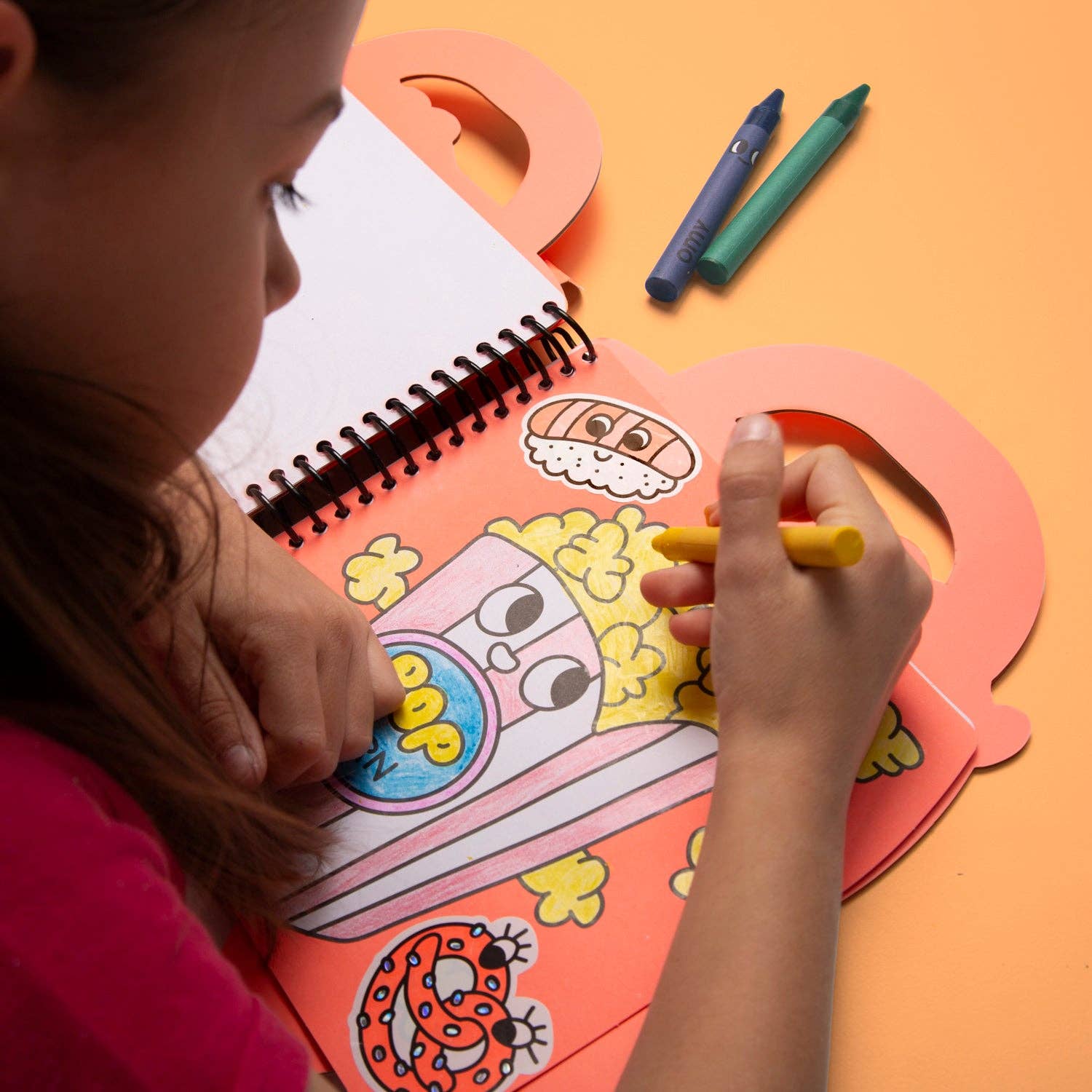 OMY - Yummy Super Coloring & Sticker Book