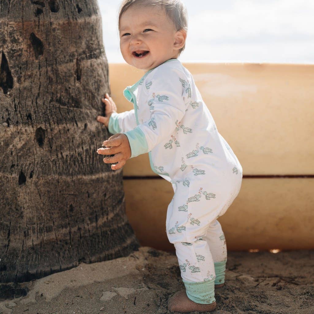 Coco Moon - Honu Honi Baby Bamboo Coverall