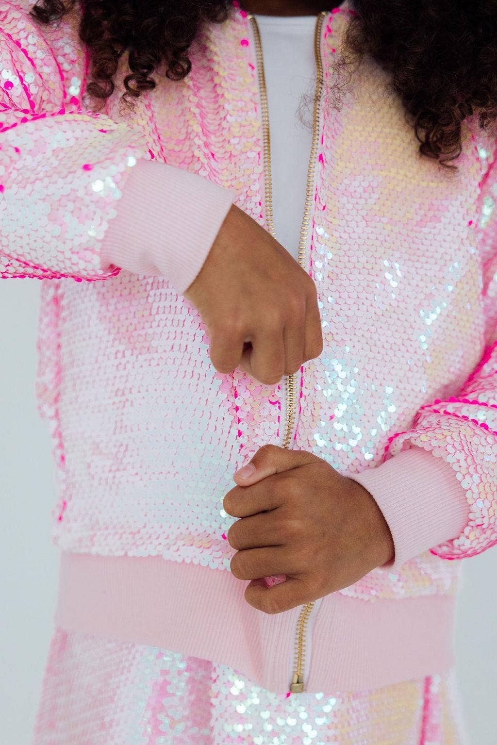 Mila & Rose Sequin Jacket - Diva Pink Flip