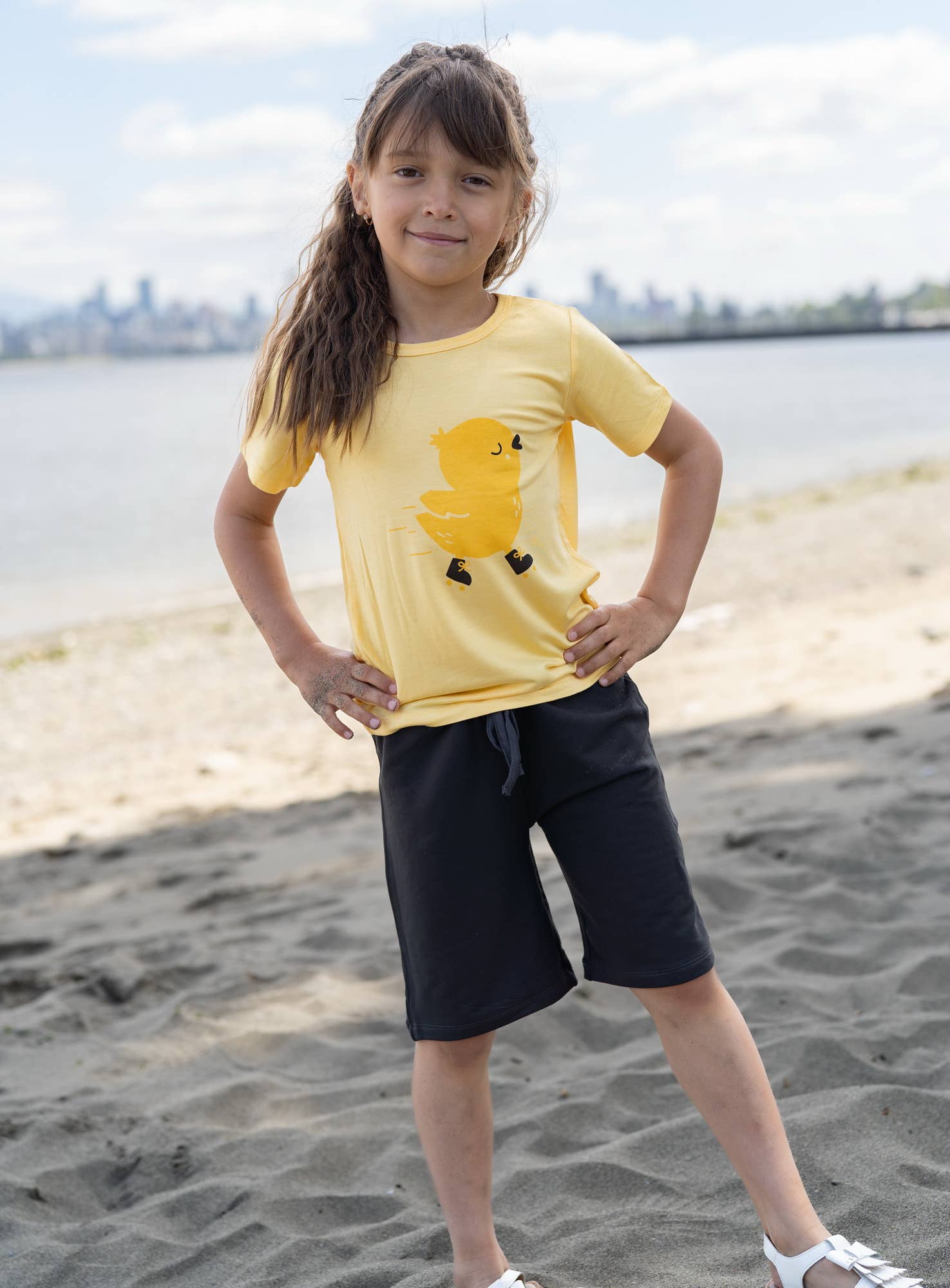 Silkberry Baby Bamboo Yellow Chick Tee