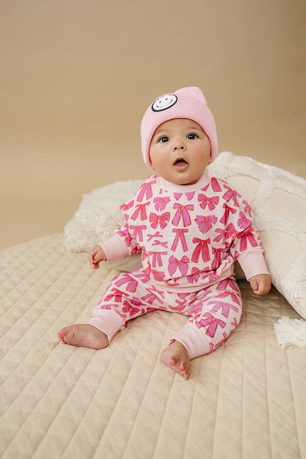 Lucky Panda Kids Jogger Set - Whimsy Bows