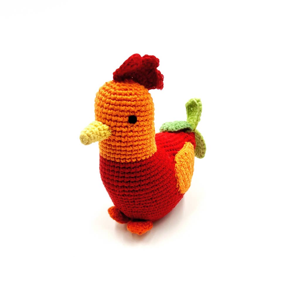 Pebble - Plush Farm Animal - Red Rooster