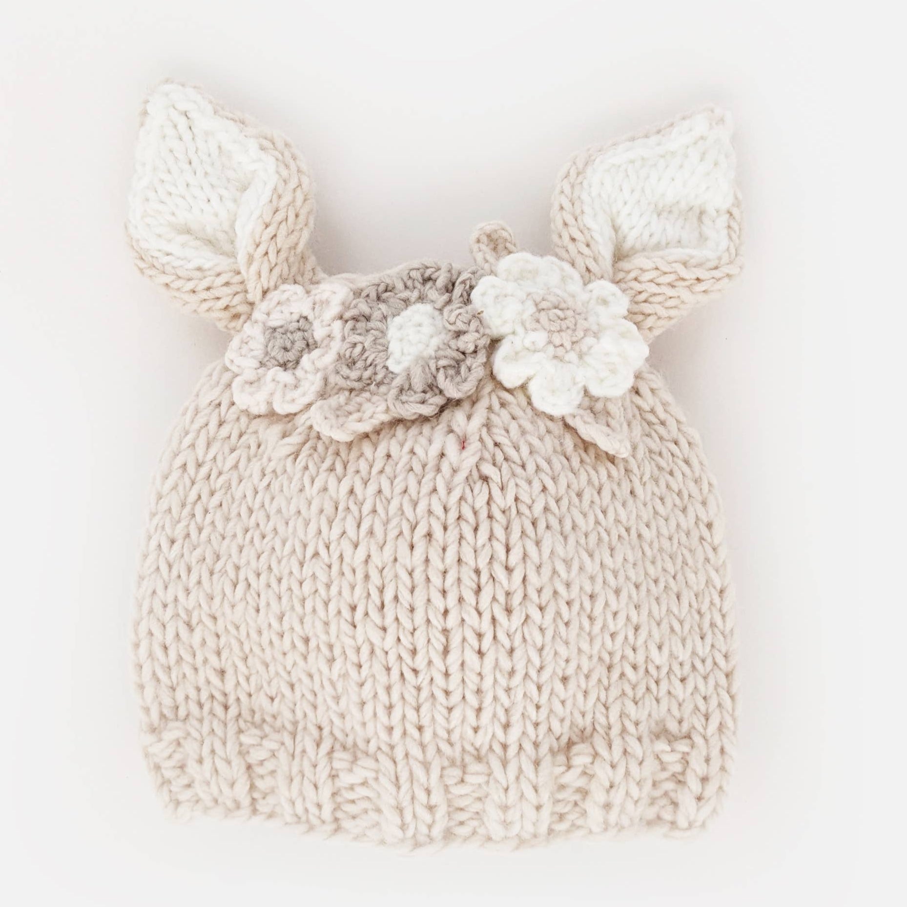 Huggalugs Flower Bunny Beanie