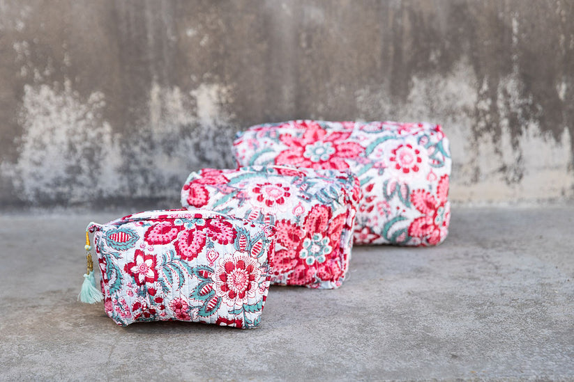 Tuk & Lu Toiletry Bags - Blush