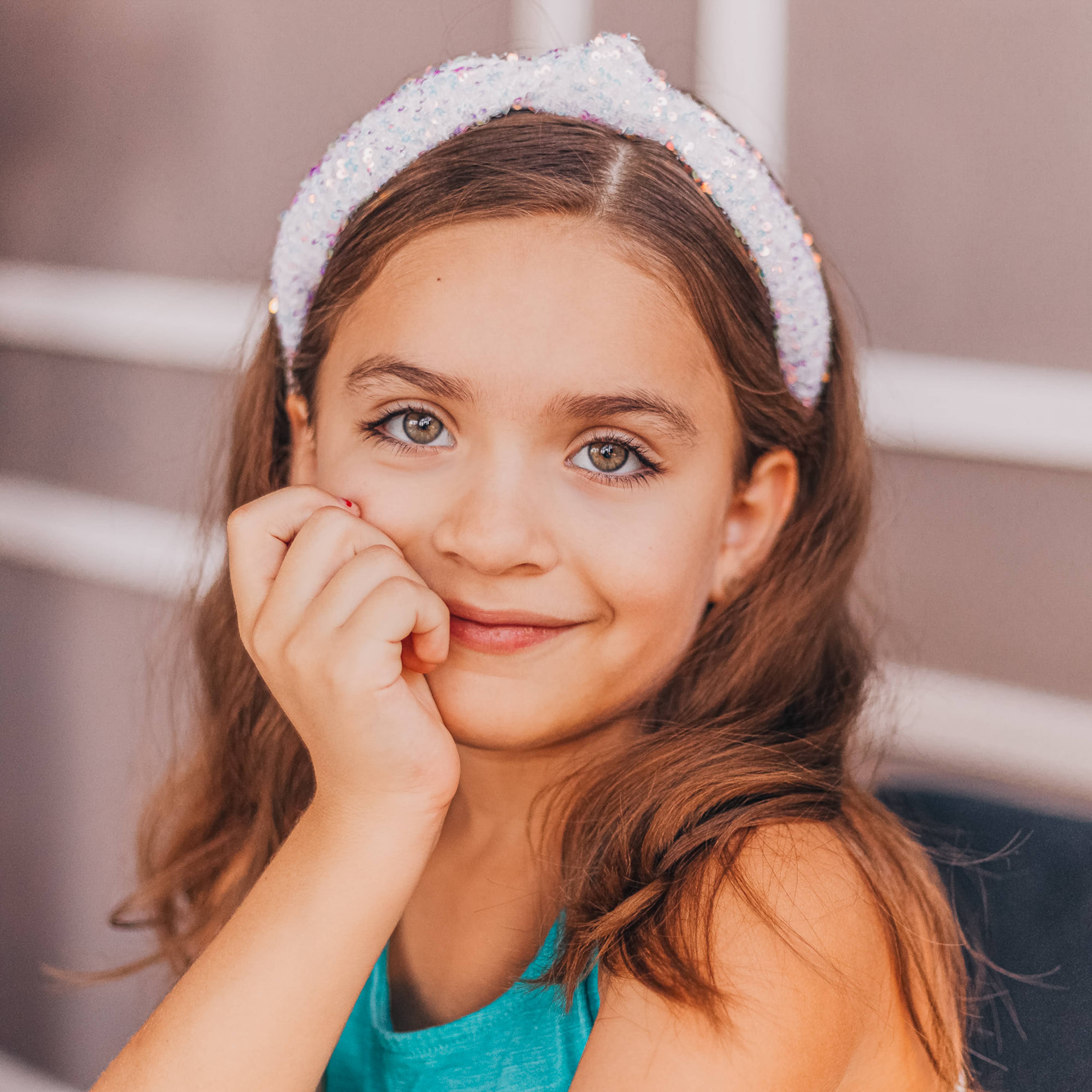 Knotted Sequin Headband