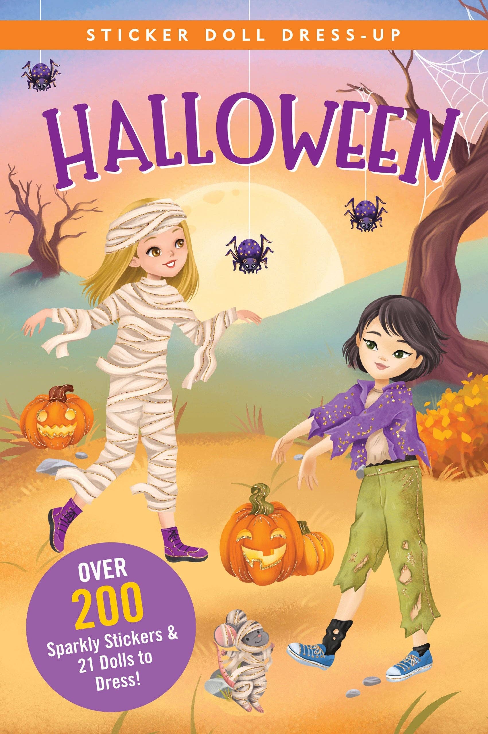 Sticker Doll Dress-Up Book - Halloween