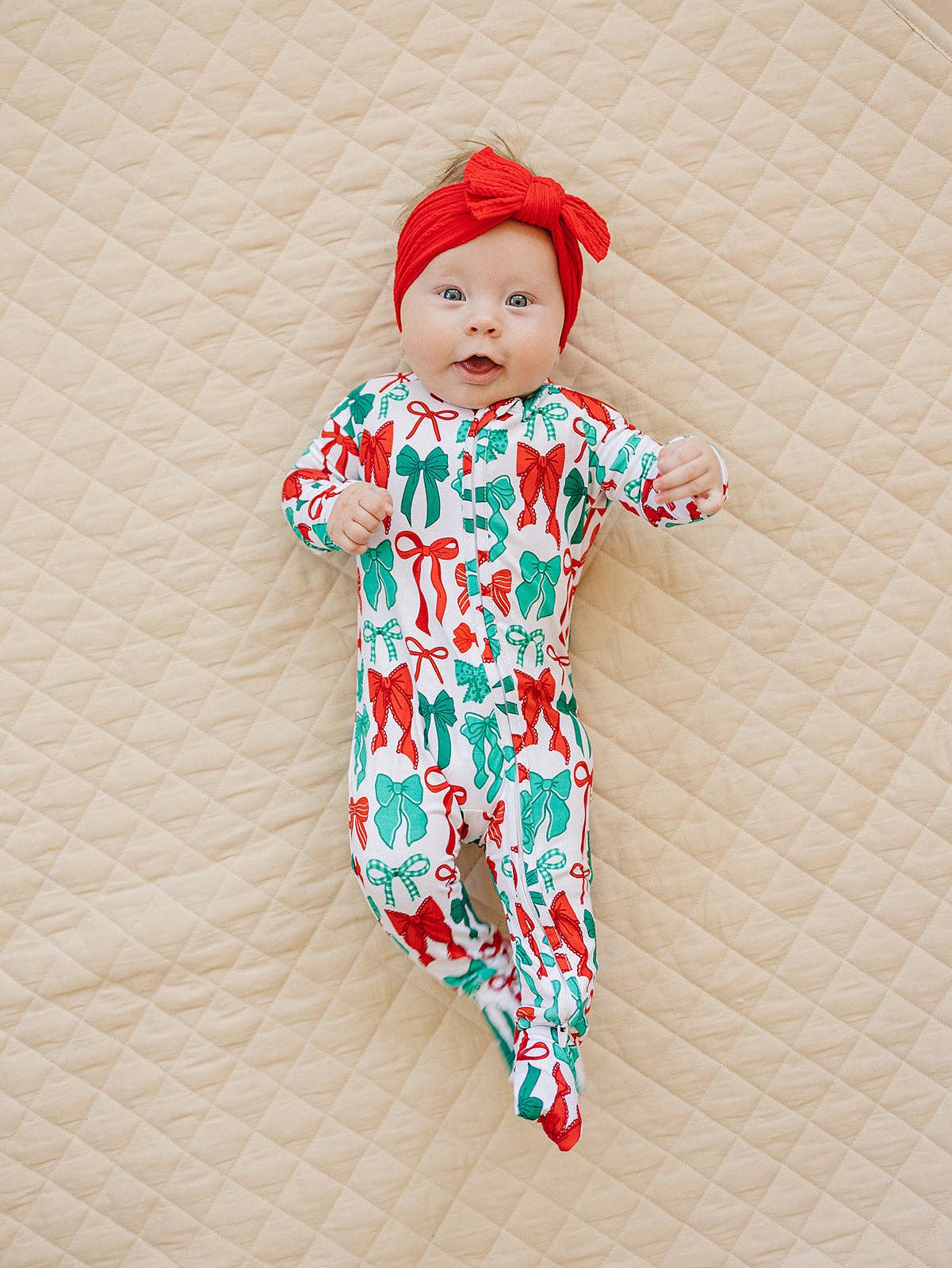 Lucky Panda Kids Bamboo Zip Romper - Merry Bows