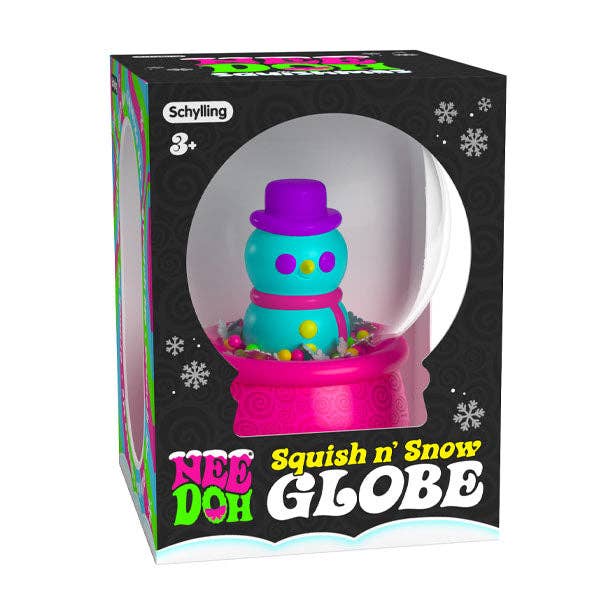 Nee Doh Snow Globe Squishy Fidget Stress Ball Toy